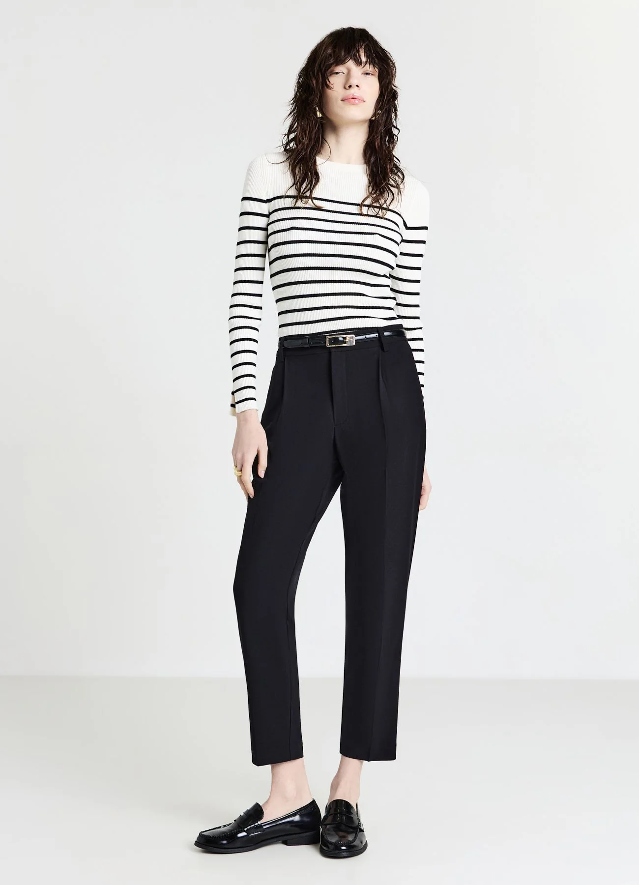 Maglia  girocollo a righe - Image 3
