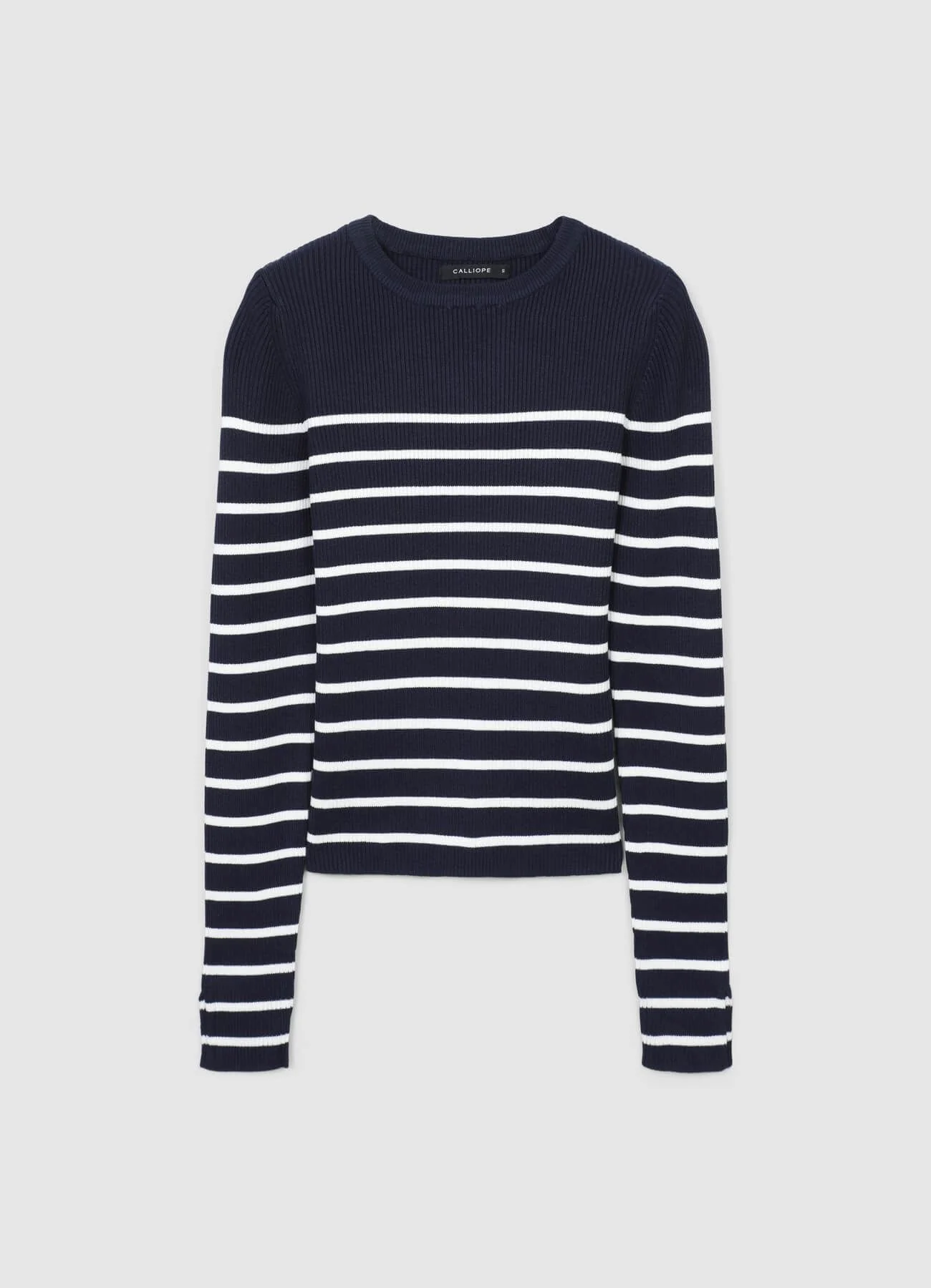 Maglia girocollo a righe - Image 4