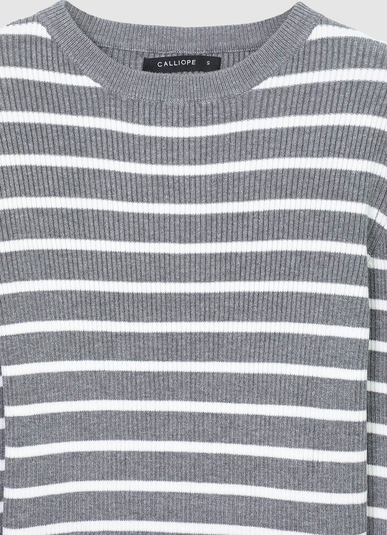 Maglia  girocollo a righe - Image 6