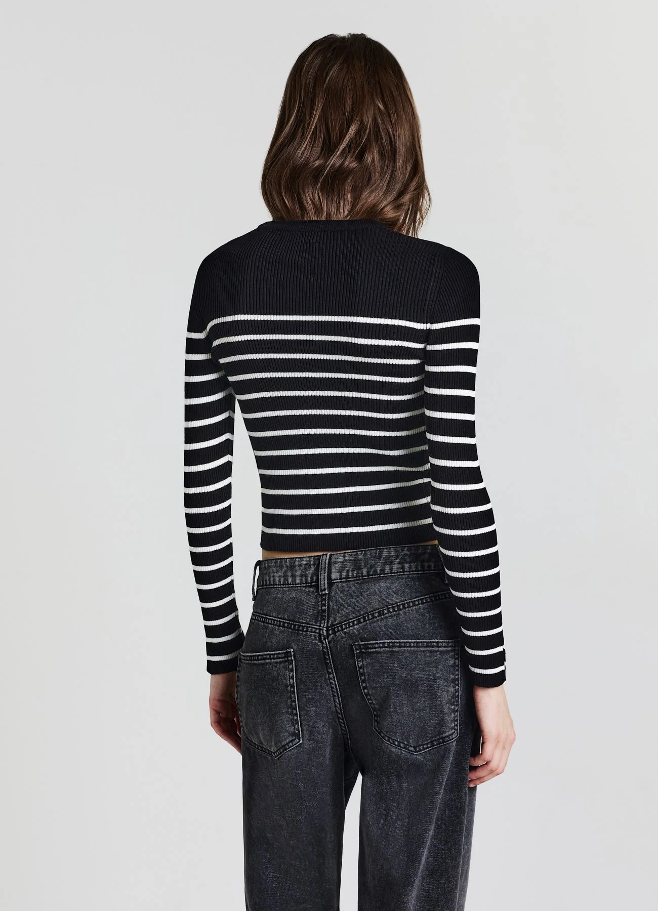 Maglia  girocollo a righe - Image 2