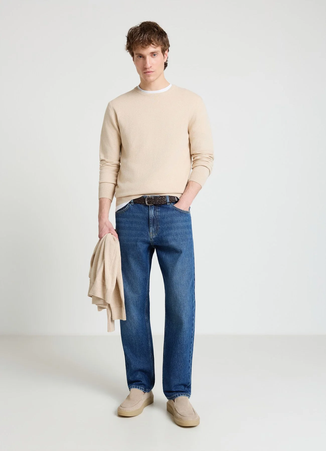 Maglia girocollo a tinta unita - Image 2