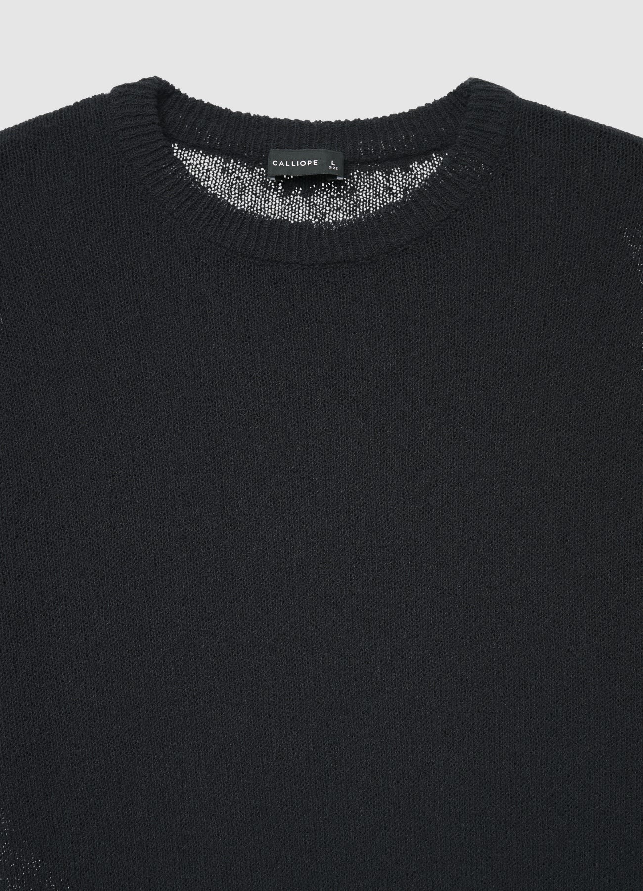 Maglia girocollo a tinta unita - Image 5