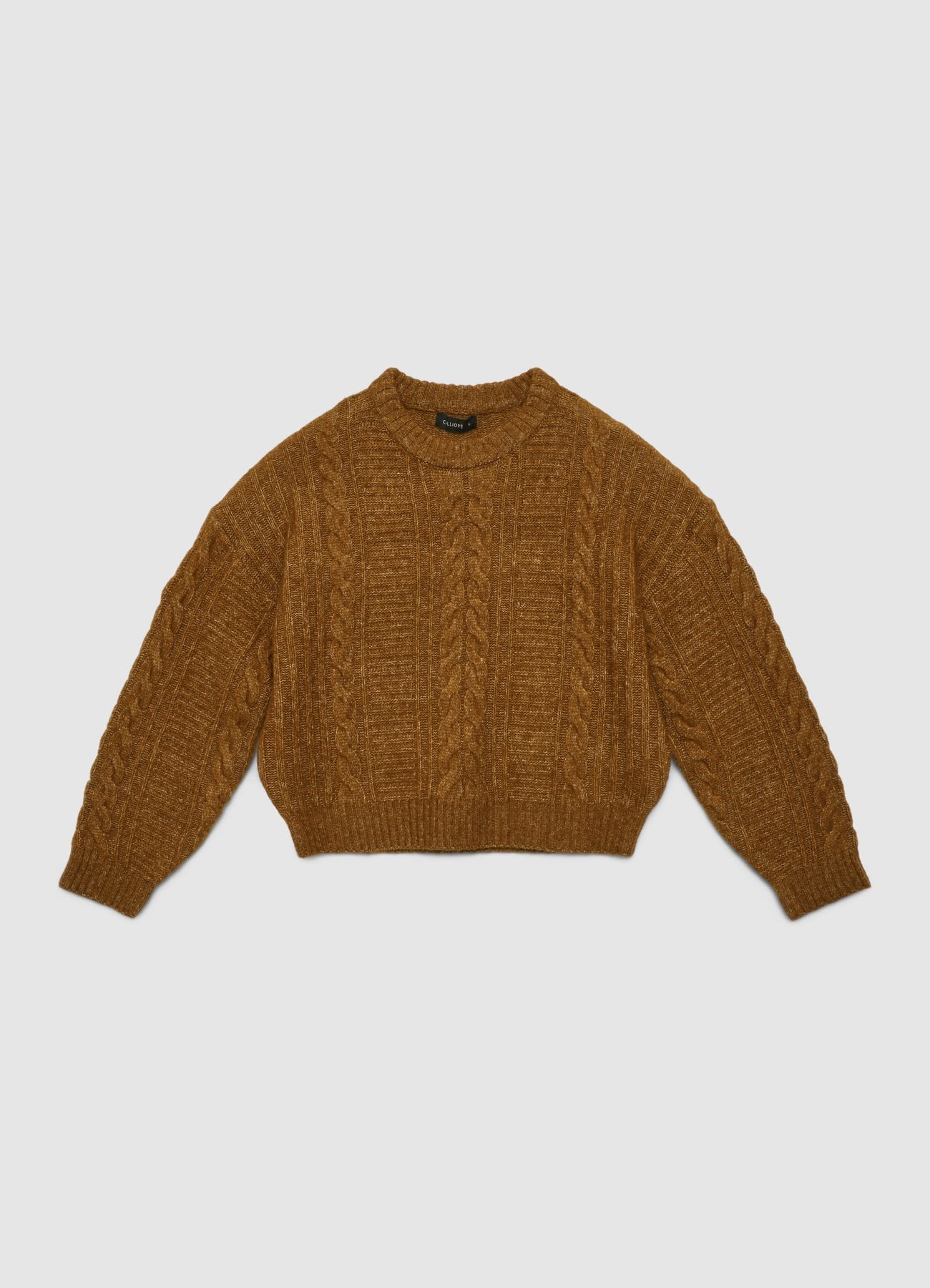 Maglia girocollo con trecce - Image 4