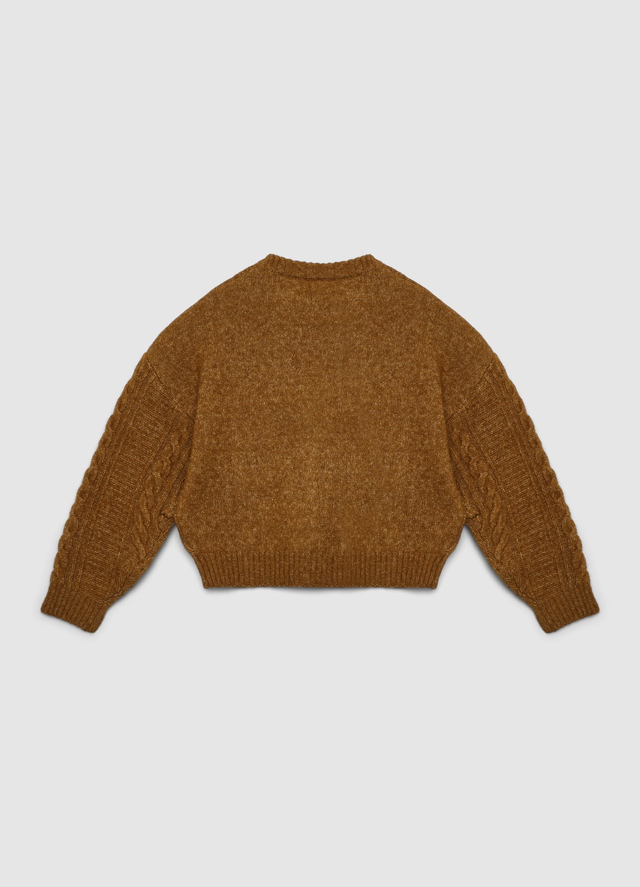 Maglia girocollo con trecce - Image 5