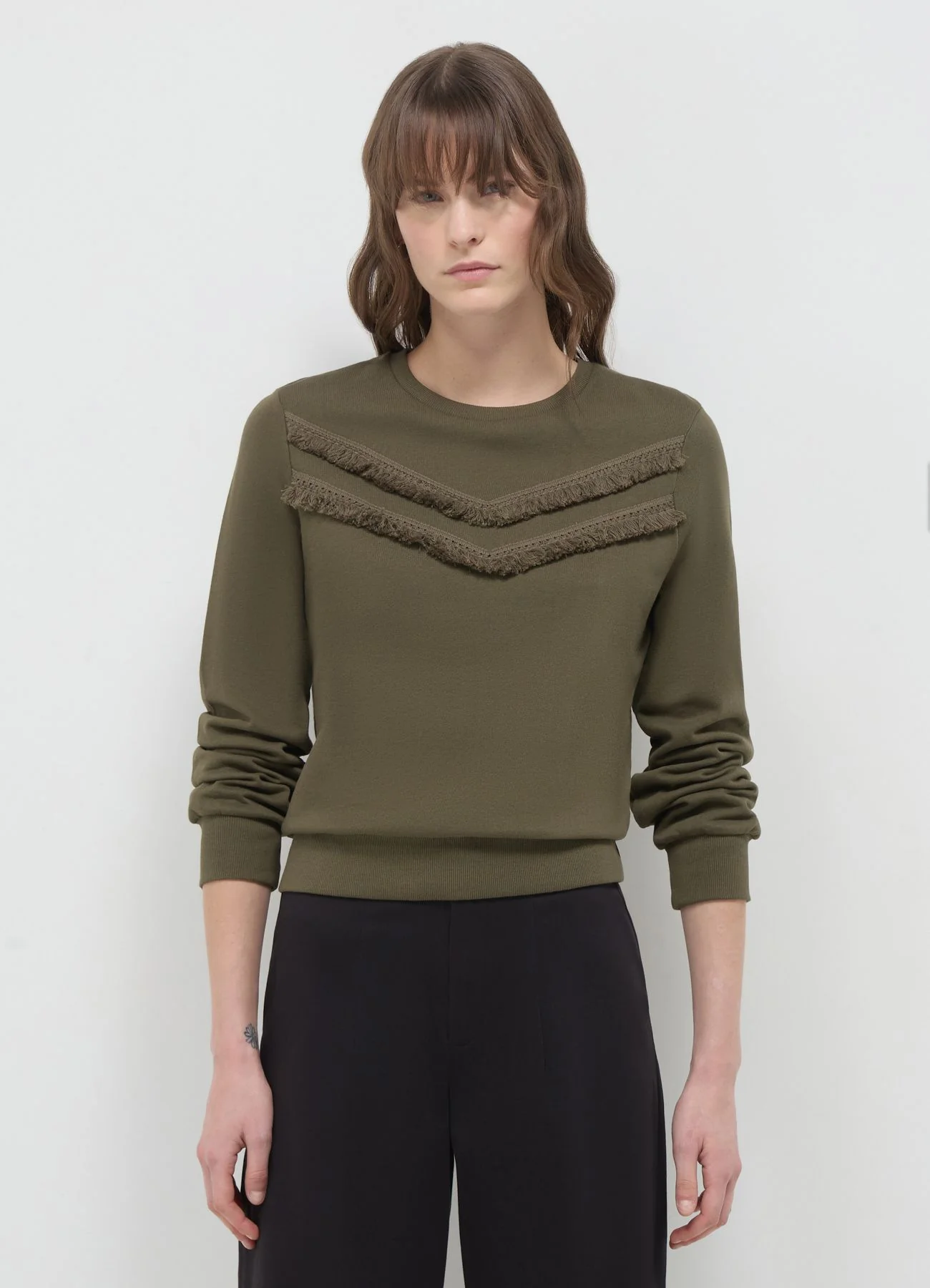 Maglia girocollo frange - Image 3