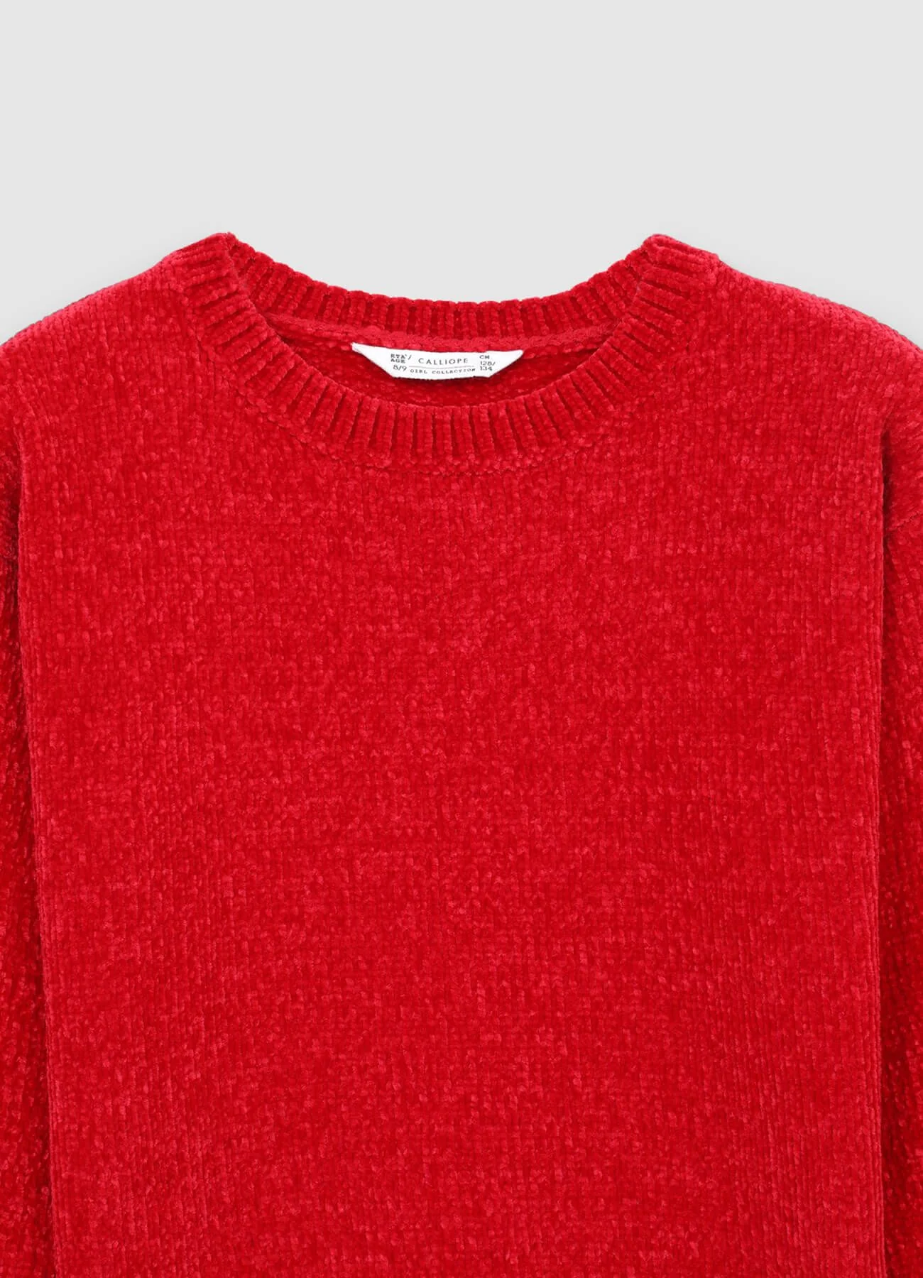 Maglia girocollo in ciniglia - Image 3