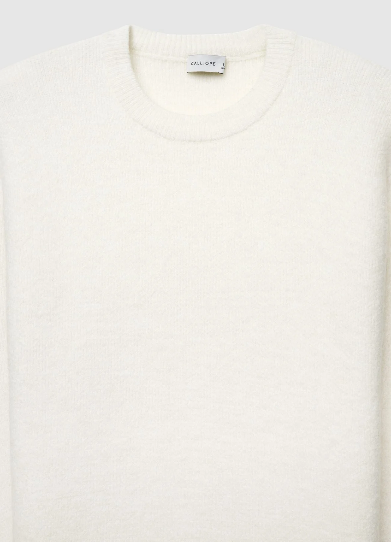 Maglia girocollo in maglia pelosa - Image 4