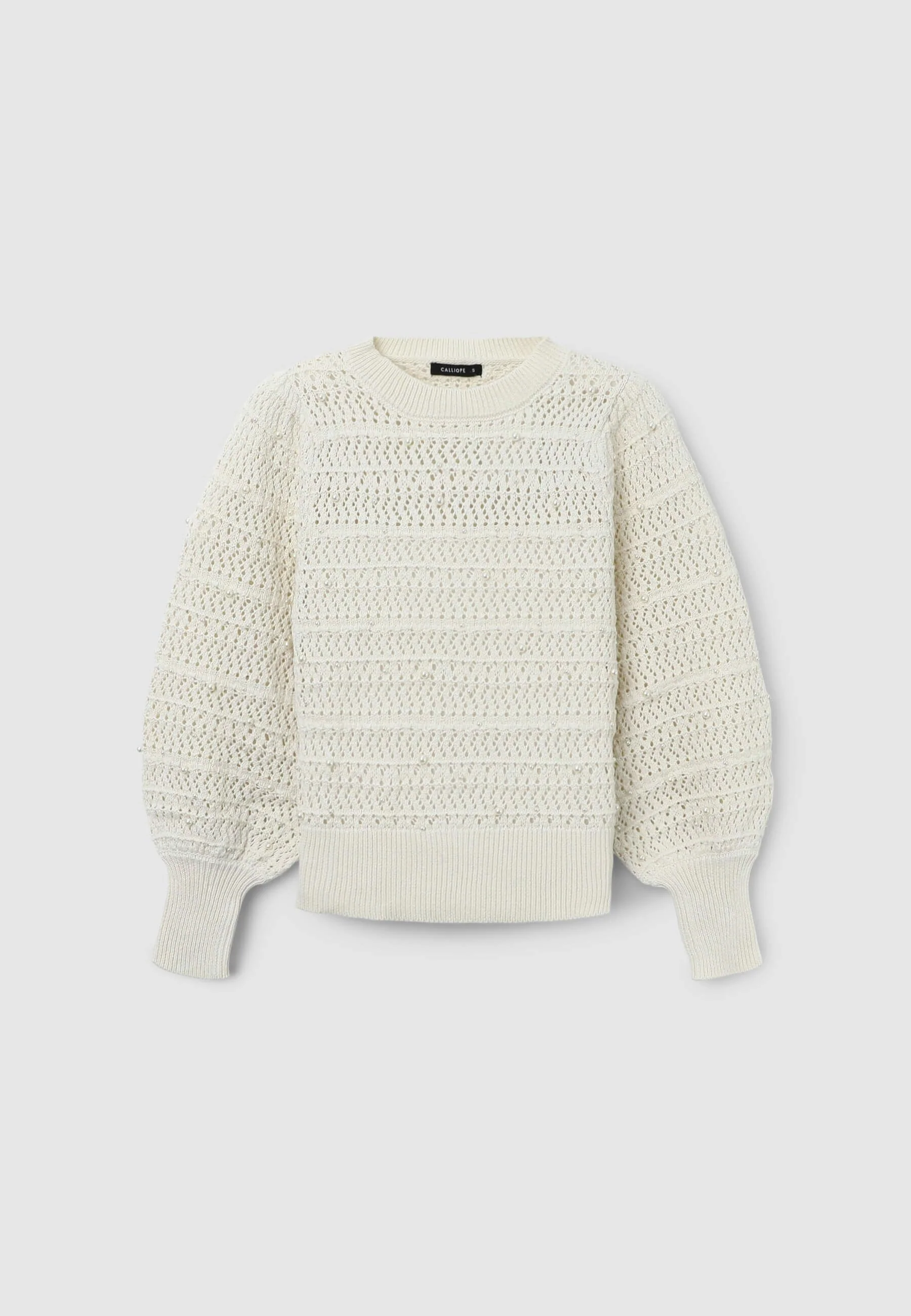 Maglia girocollo perle - Image 5