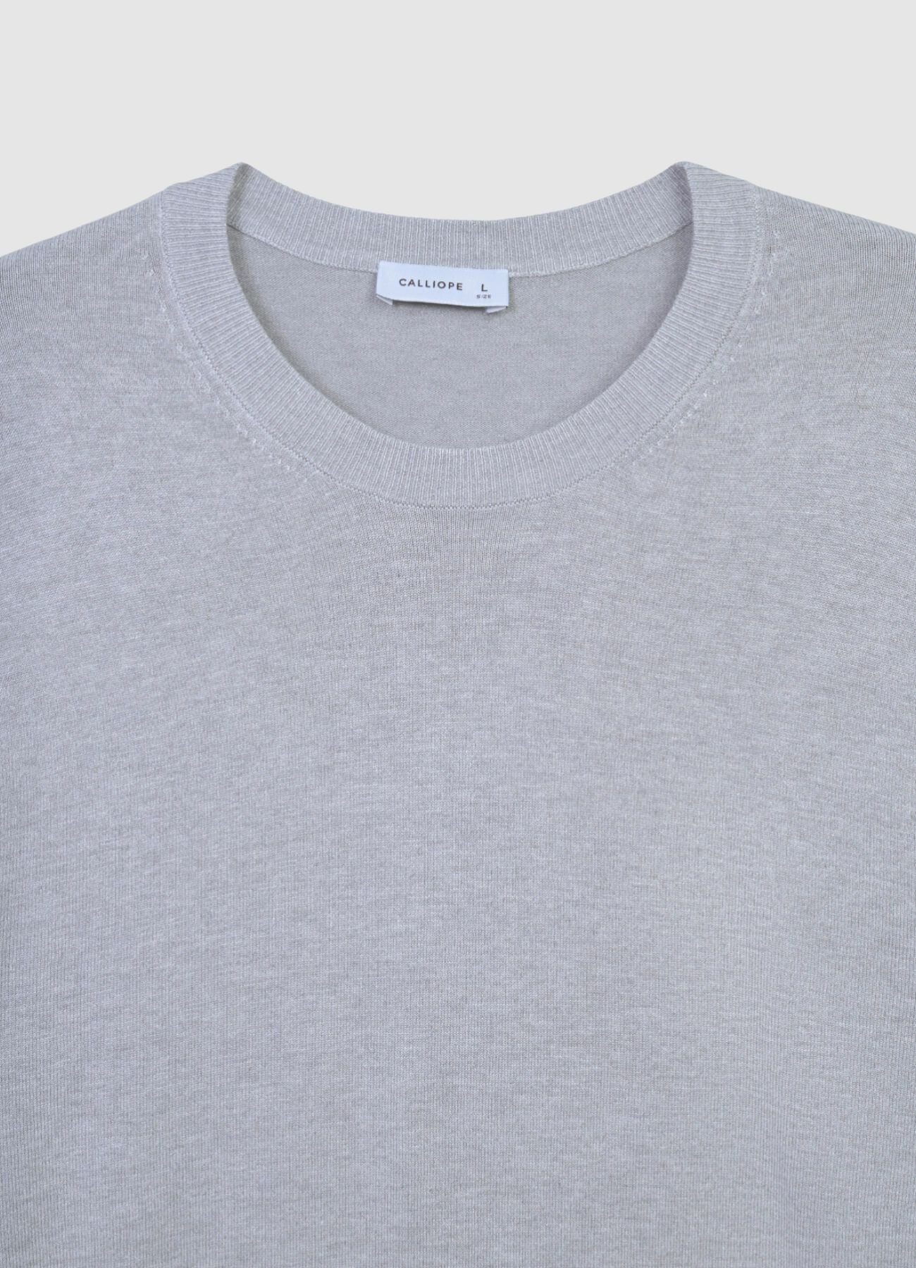Maglia girocollo tinta unita - Image 6