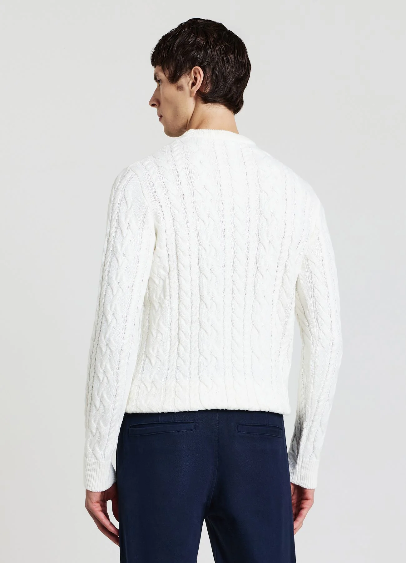 Maglia girocollo trecce - Image 2