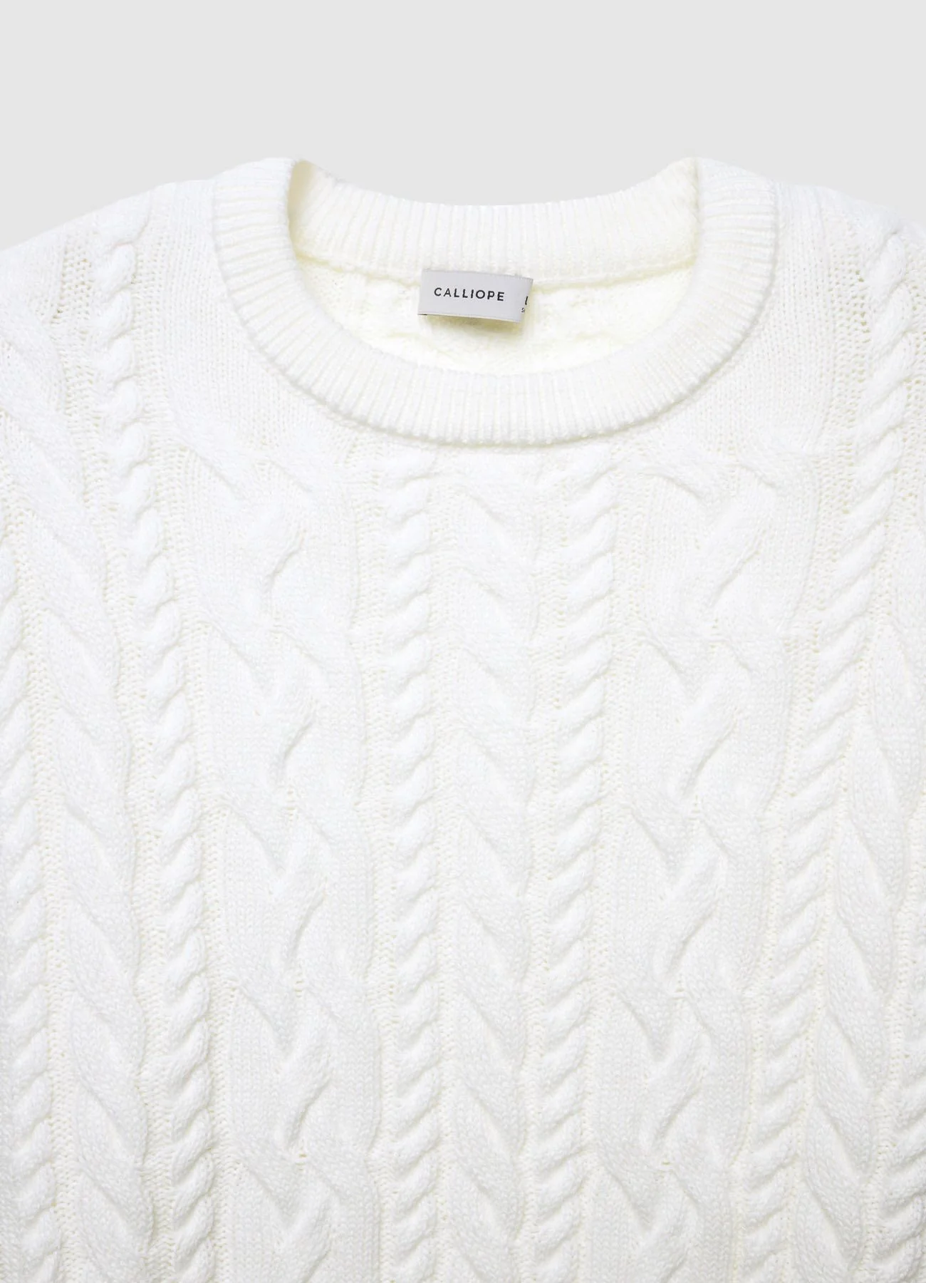 Maglia girocollo trecce - Image 6