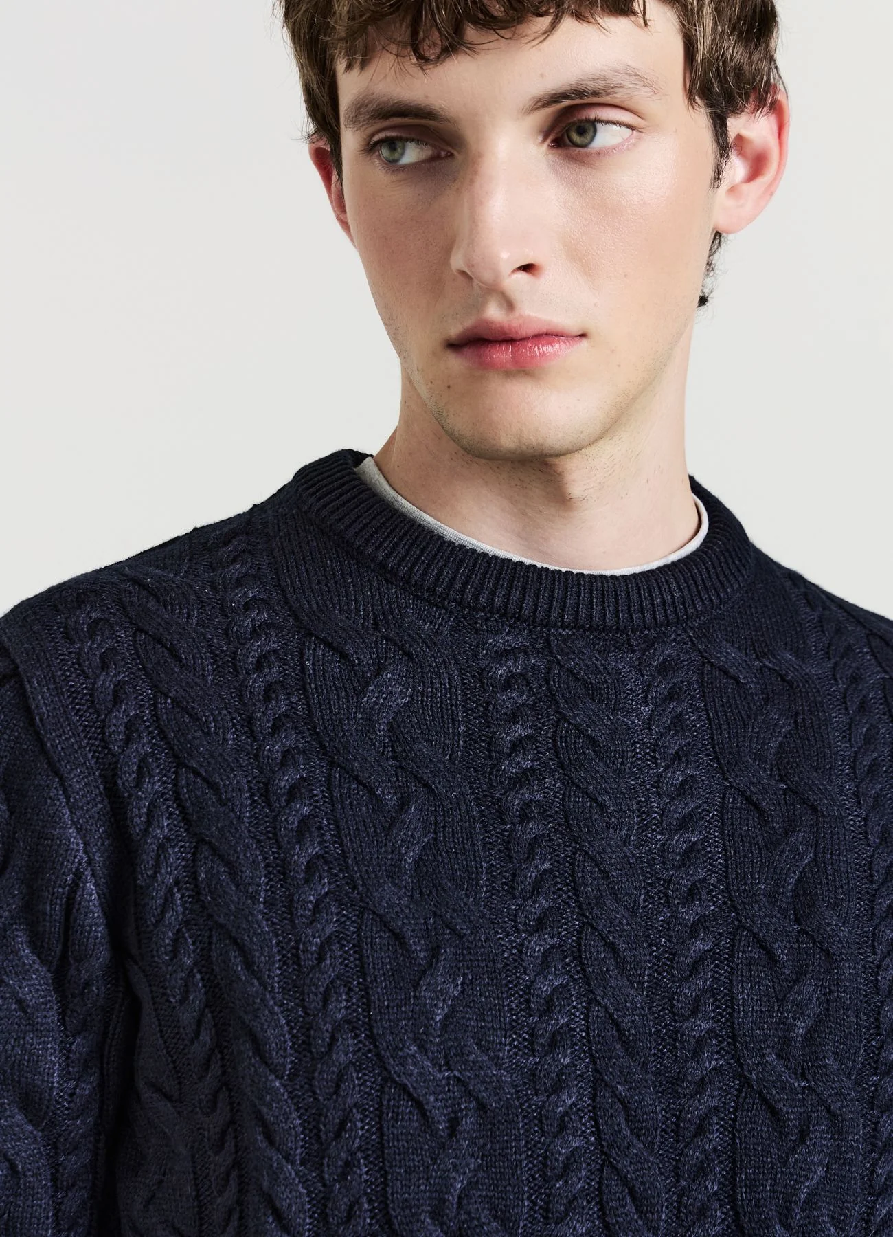 Maglia girocollo trecce - Image 3