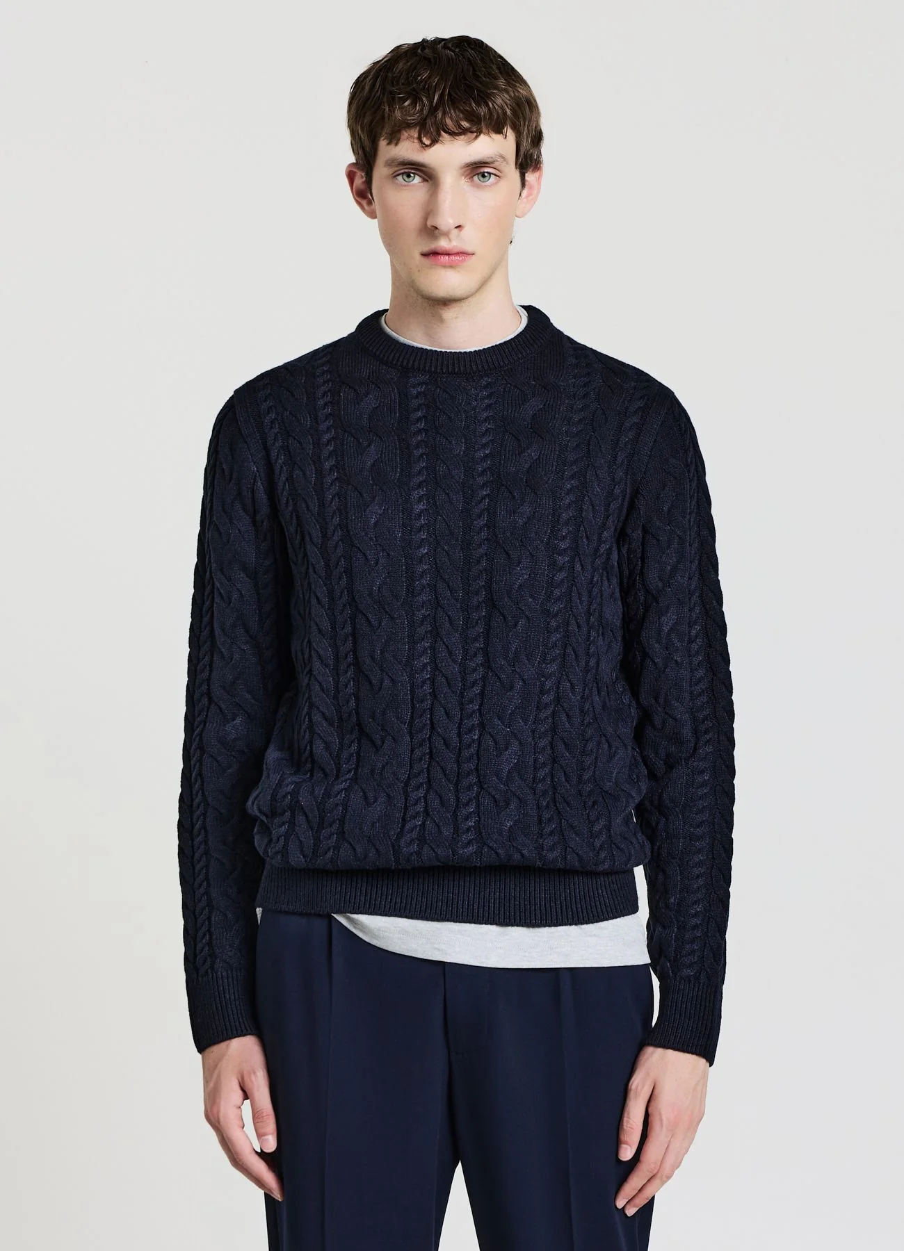 Maglia girocollo trecce - Image 4