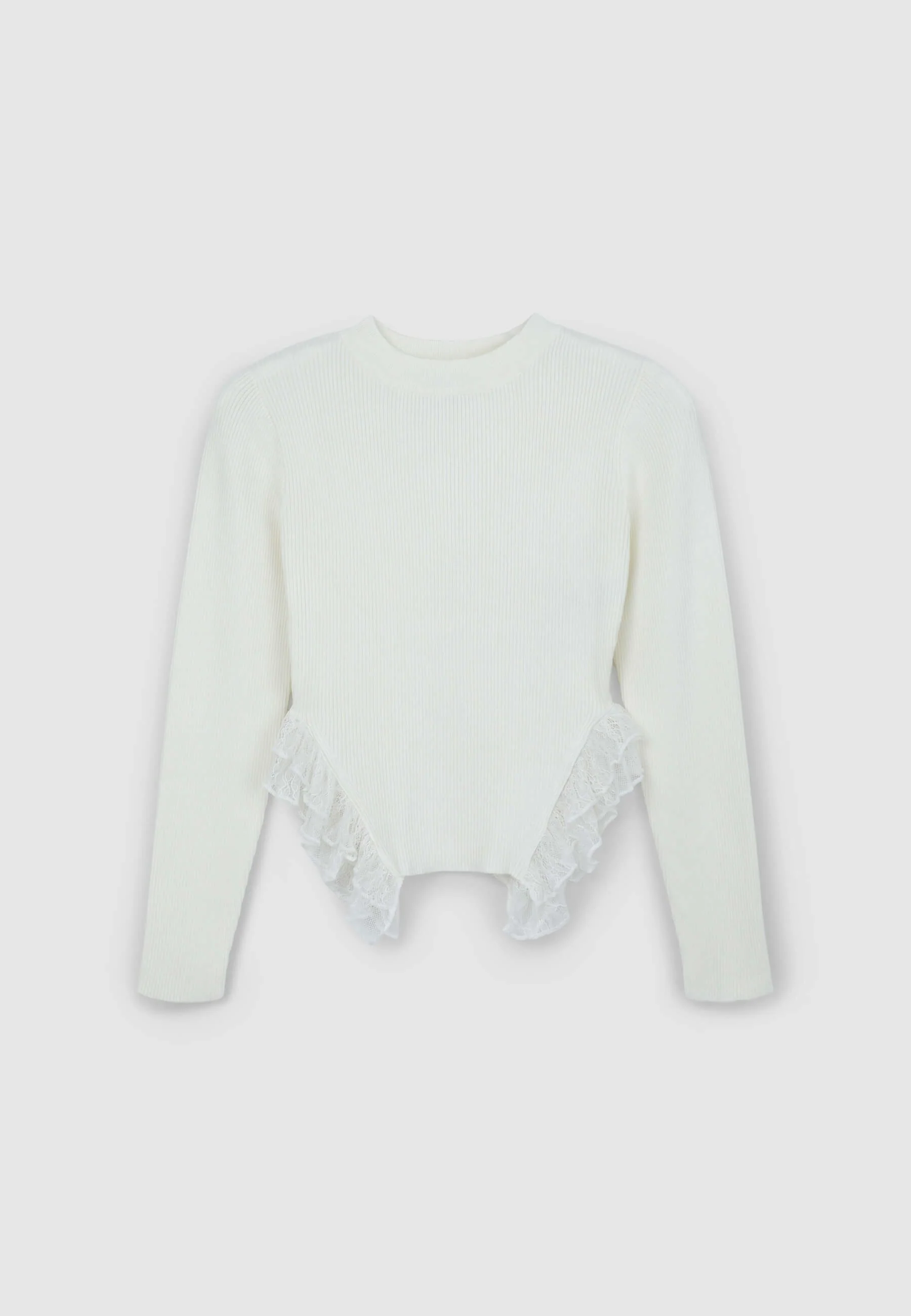 Maglia inserti frill pizzo - Image 4