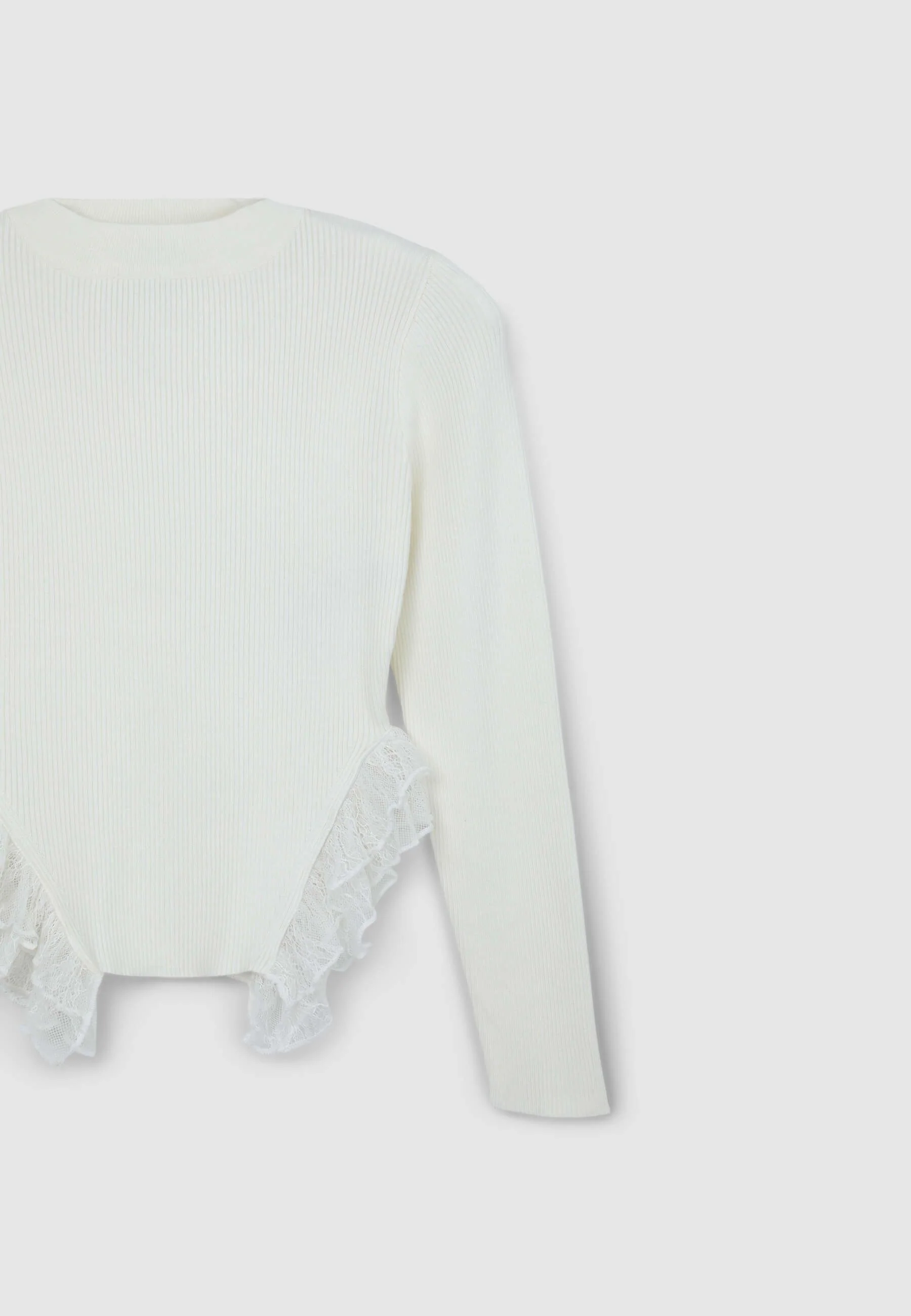 Maglia inserti frill pizzo - Image 5