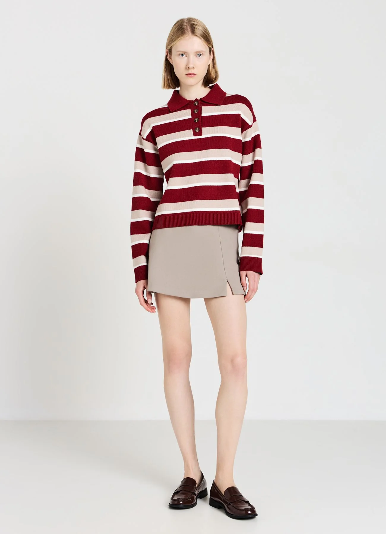 Maglia polo a righe - Image 3