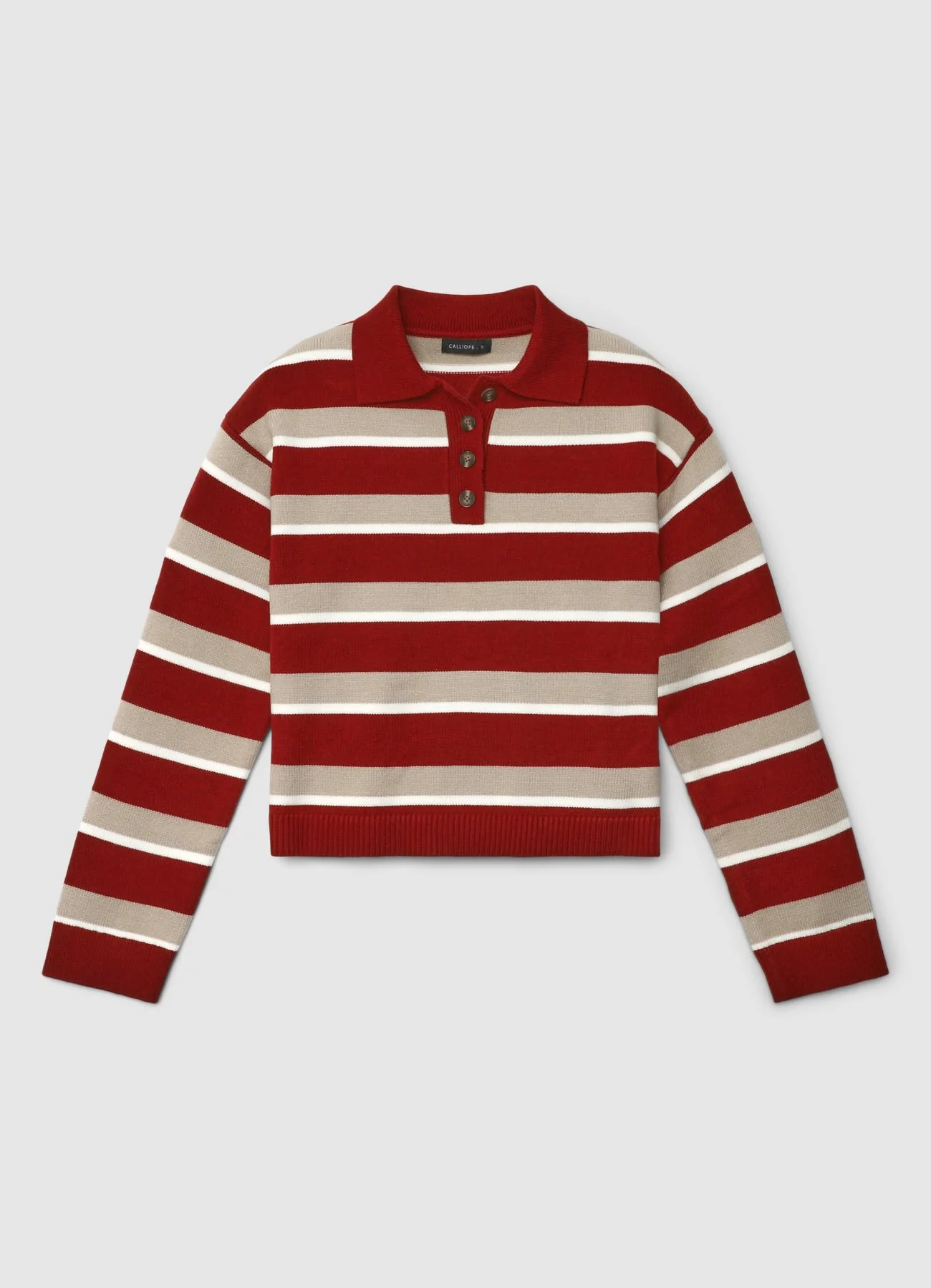 Maglia polo a righe - Image 4