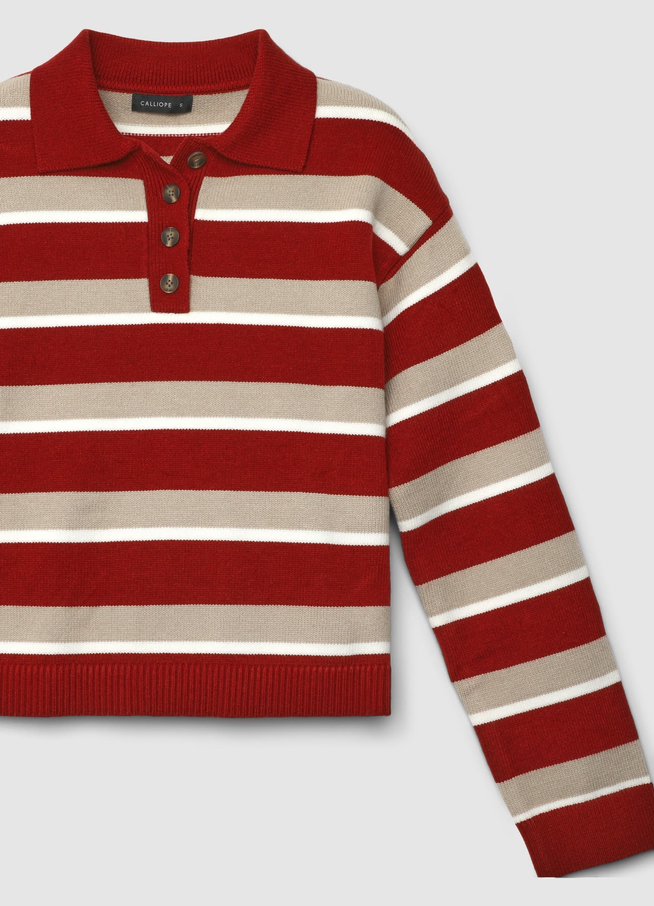 Maglia polo a righe - Image 5