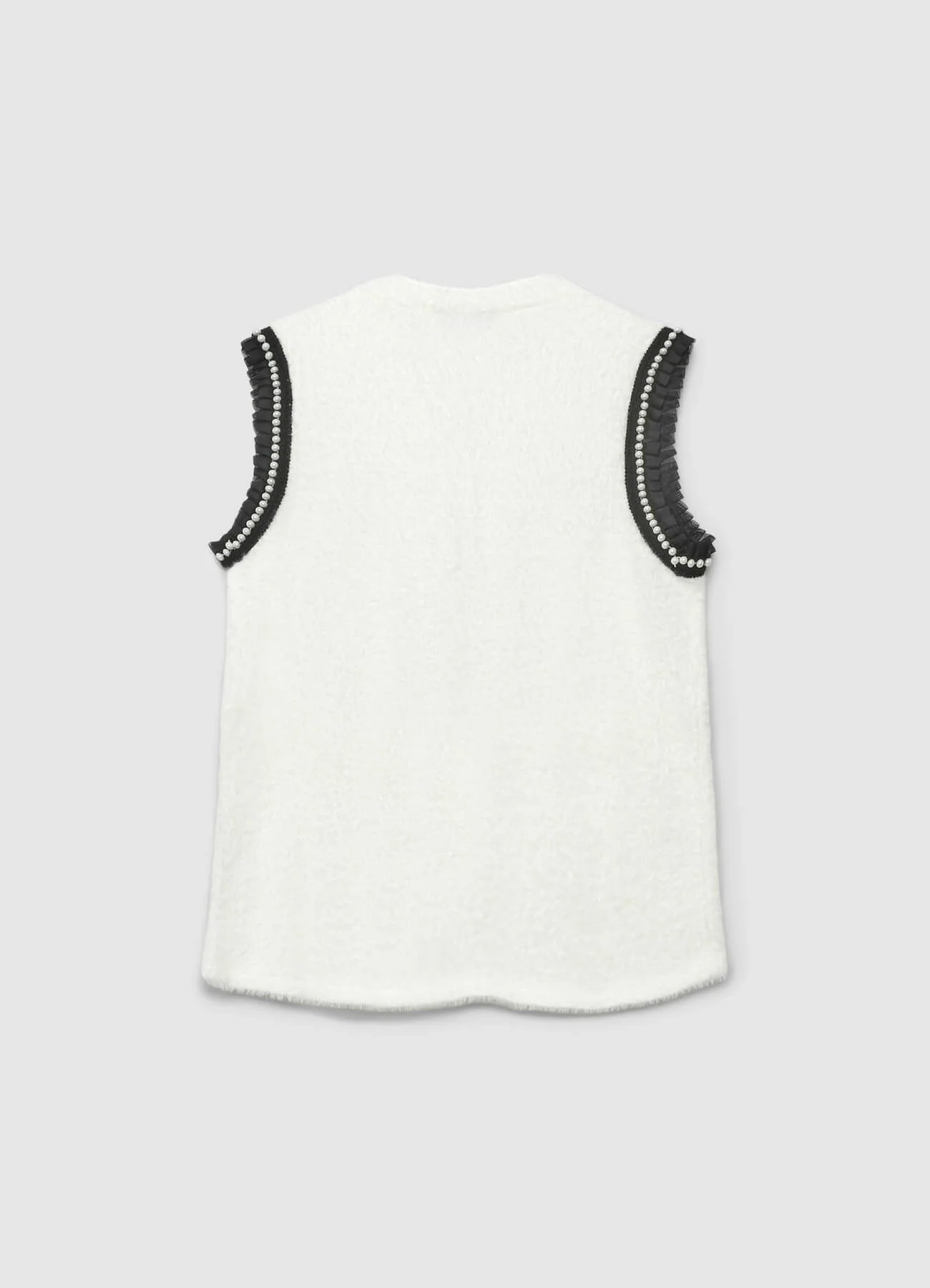 Maglia smanicata con passamaneria - Image 6