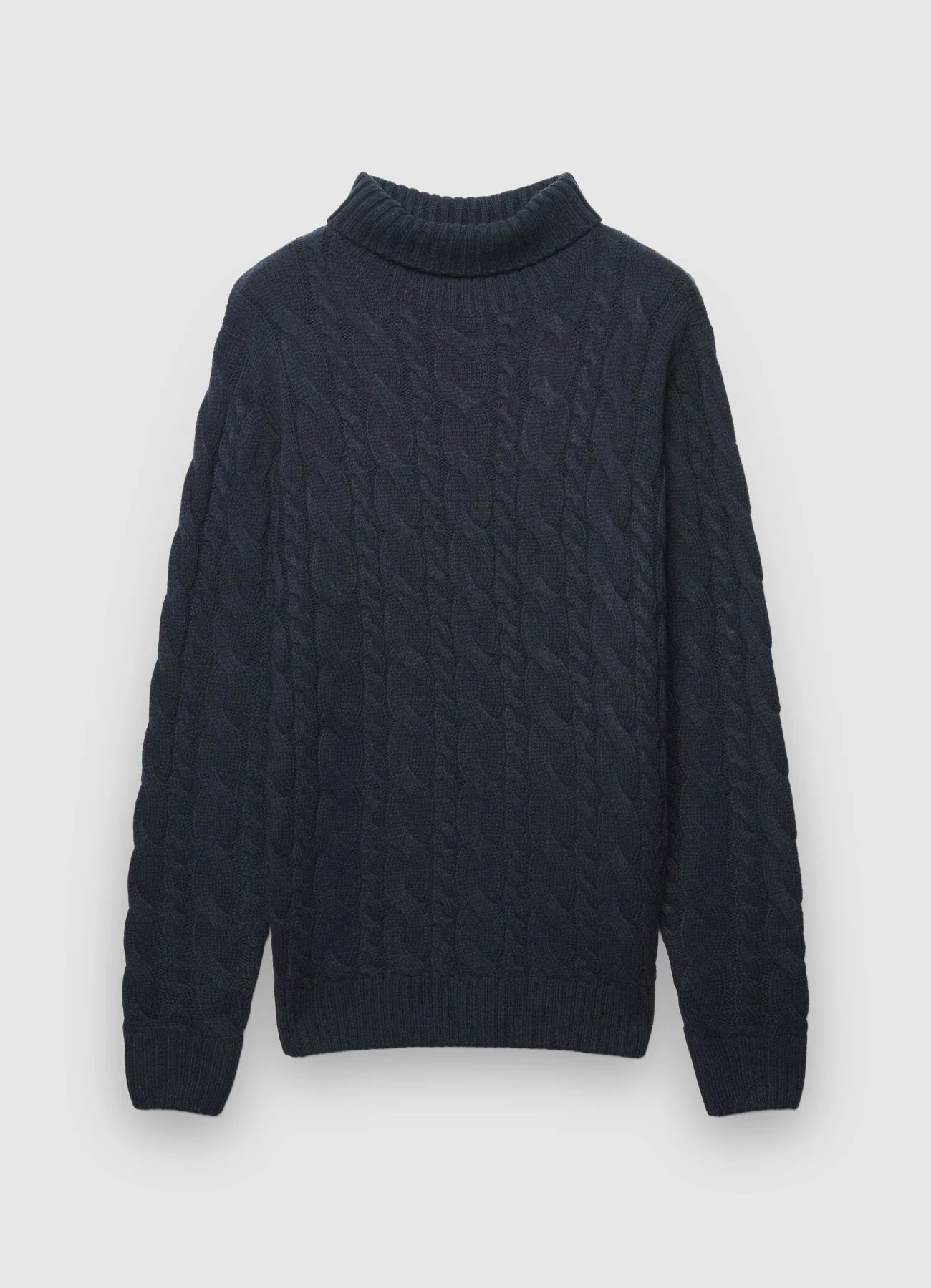 Maglione dolcevita con trecce - Image 5