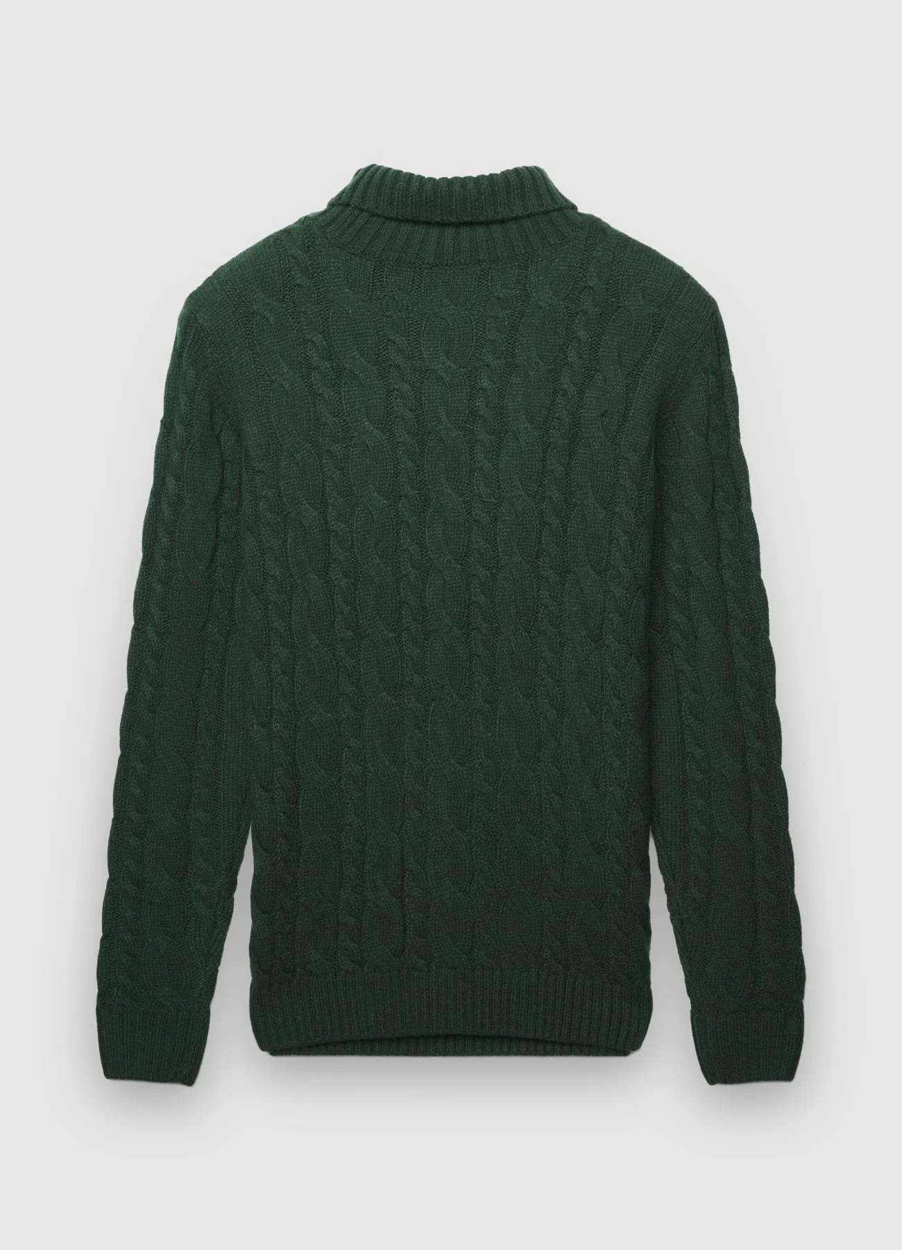 Maglione dolcevita con trecce - Image 5
