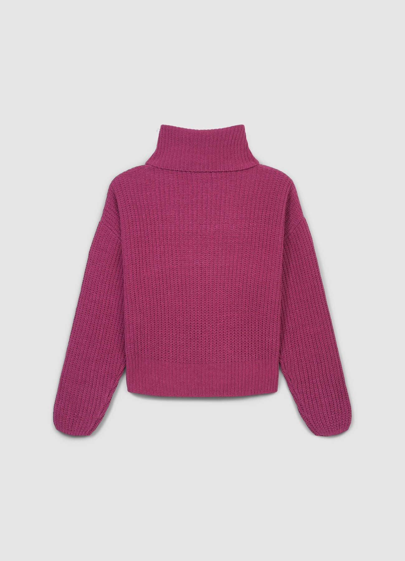 Maglione dolcevita tinta unita - Image 6