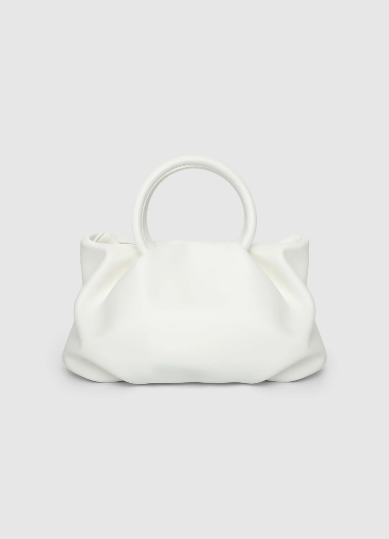 Mini bag con manici ad anello e tracolla - Image 3
