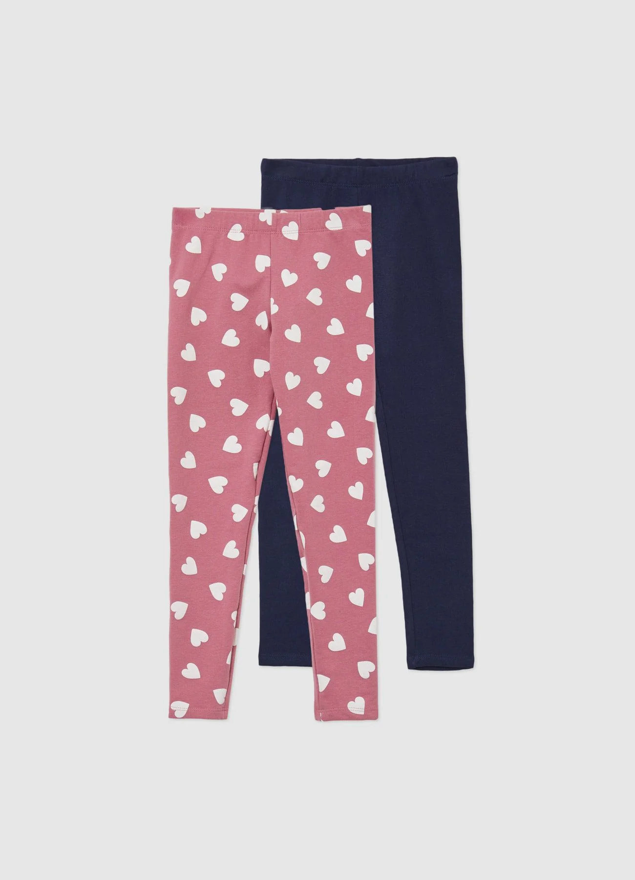 Pack 2 leggings fantasia e tinta unita - Image 2