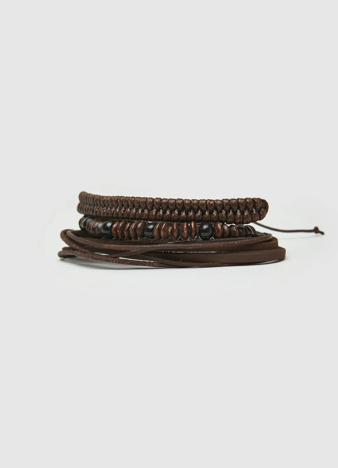 Pack 3 bracciali con perline e laccetti - Image 3