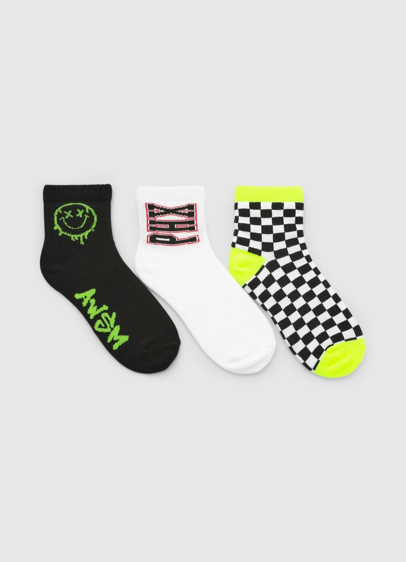 Pack 3 calzini stampe urban