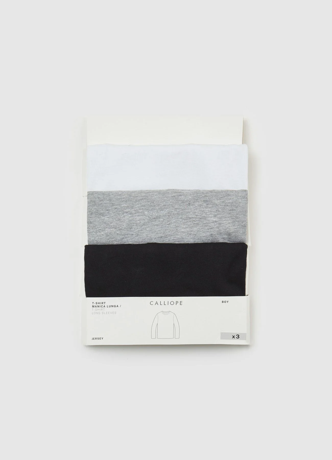 Pack 3 t-shirt tinta unita