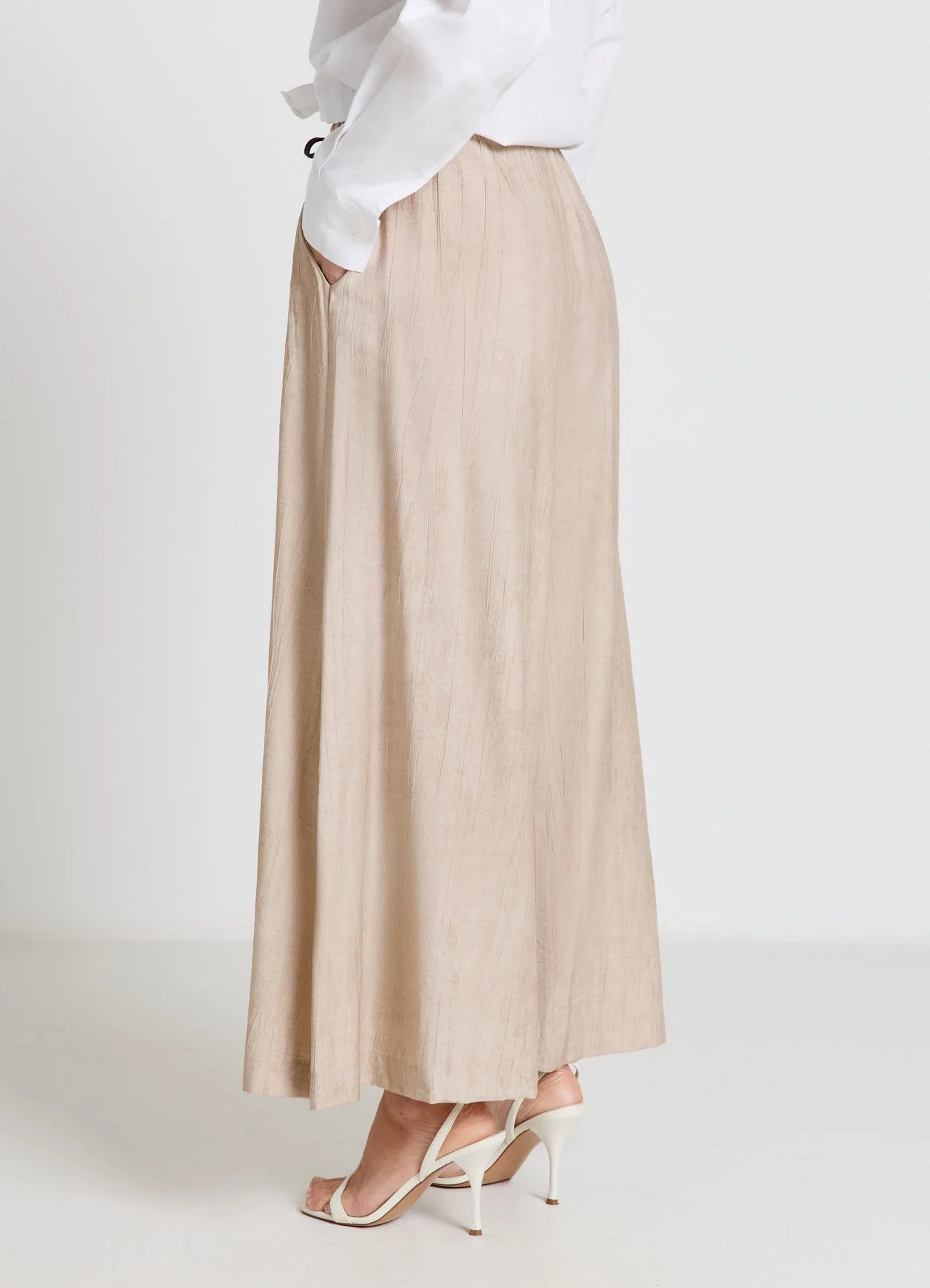 Pantagonna con vita elastica e coulisse - Image 2