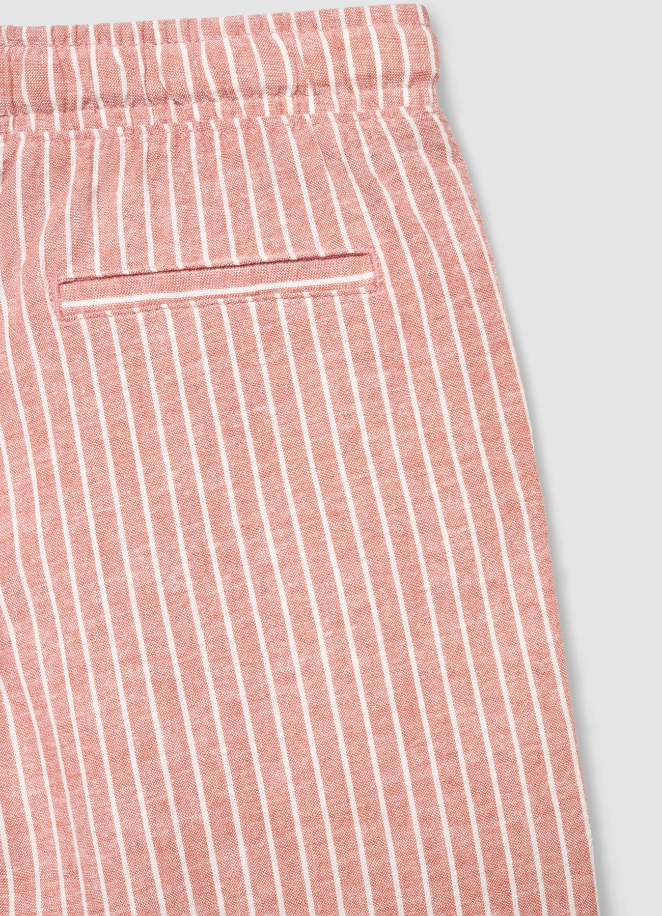 Pantaloncini a righe con coulisse - Image 3
