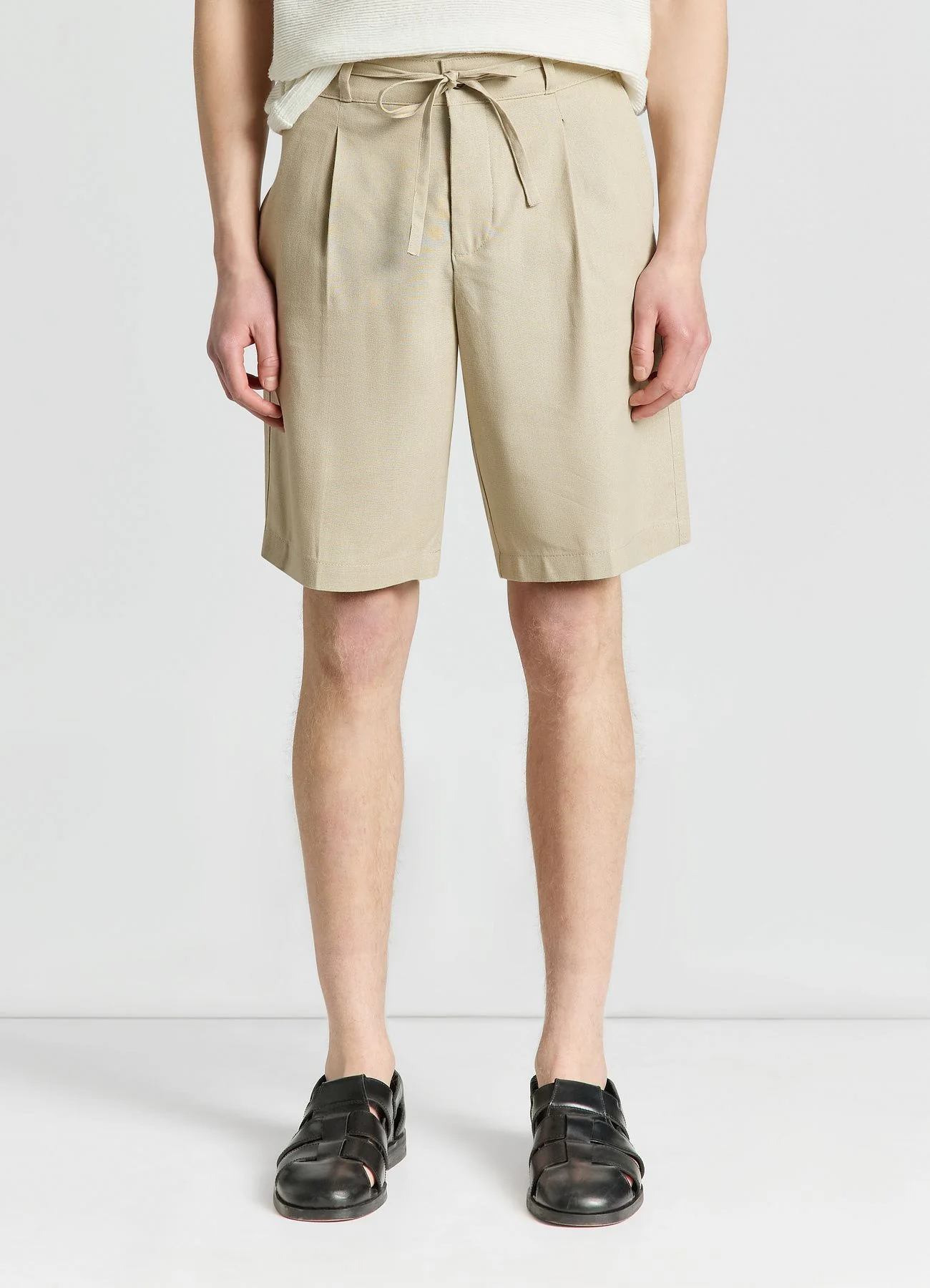 Pantaloncini bermuda con laccio - Image 2