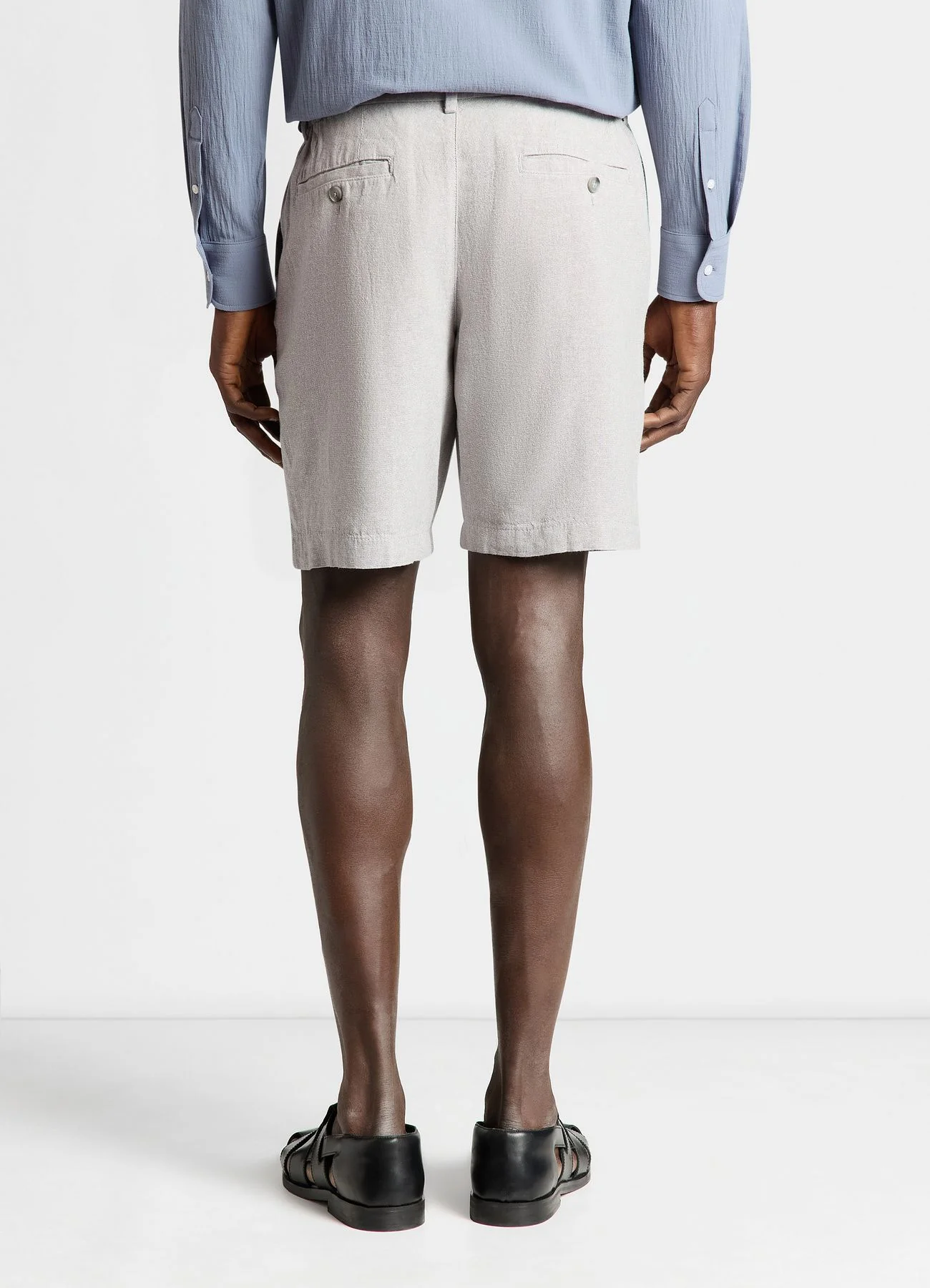 Pantaloncini bermuda misto lino - Image 2