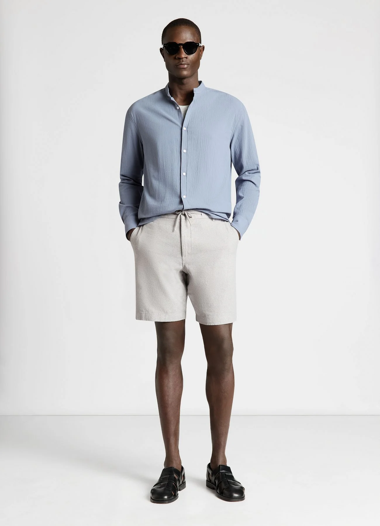 Pantaloncini bermuda misto lino - Image 3