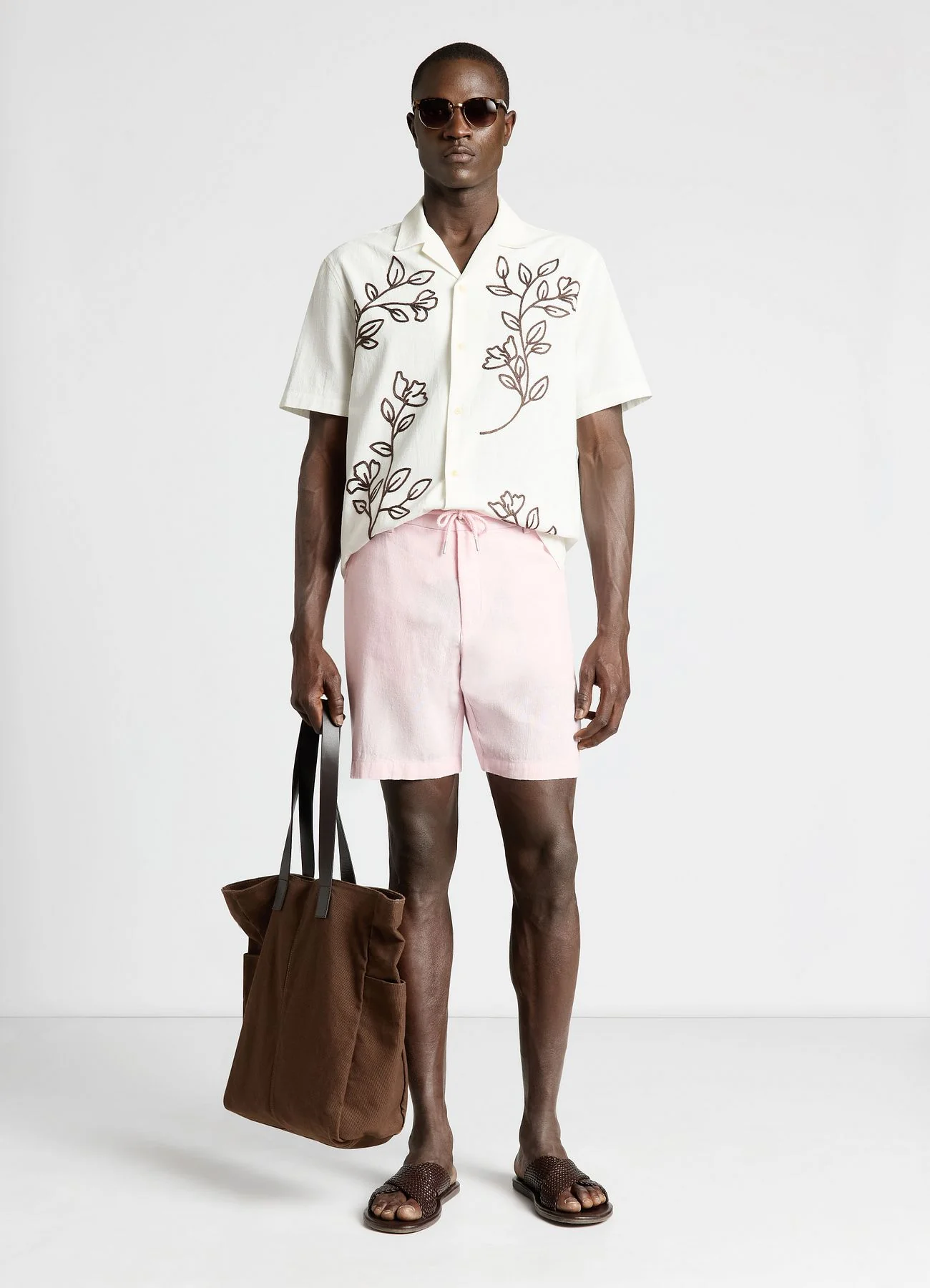 Pantaloncini bermuda misto lino