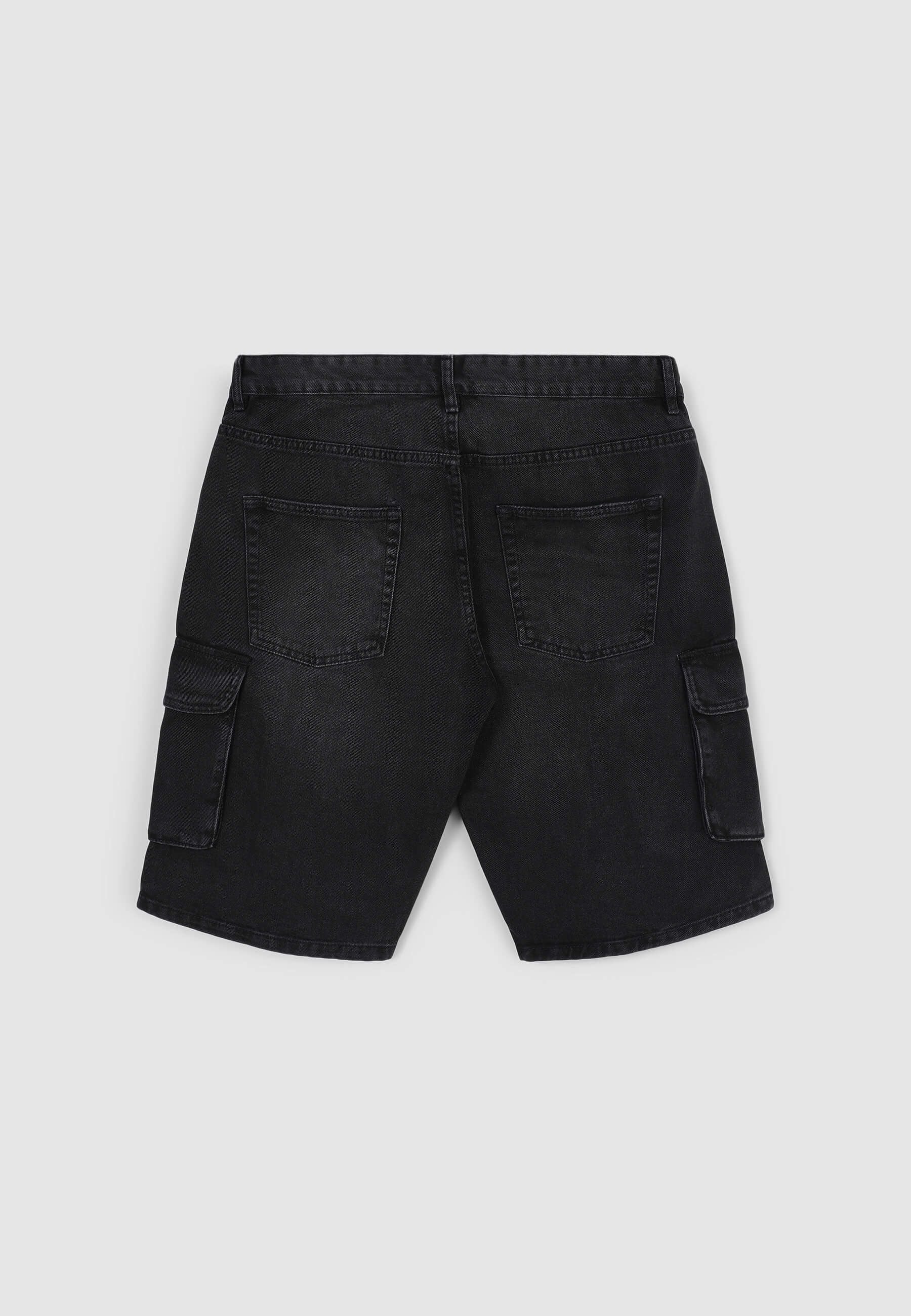Pantaloncini cargo denim - Image 6