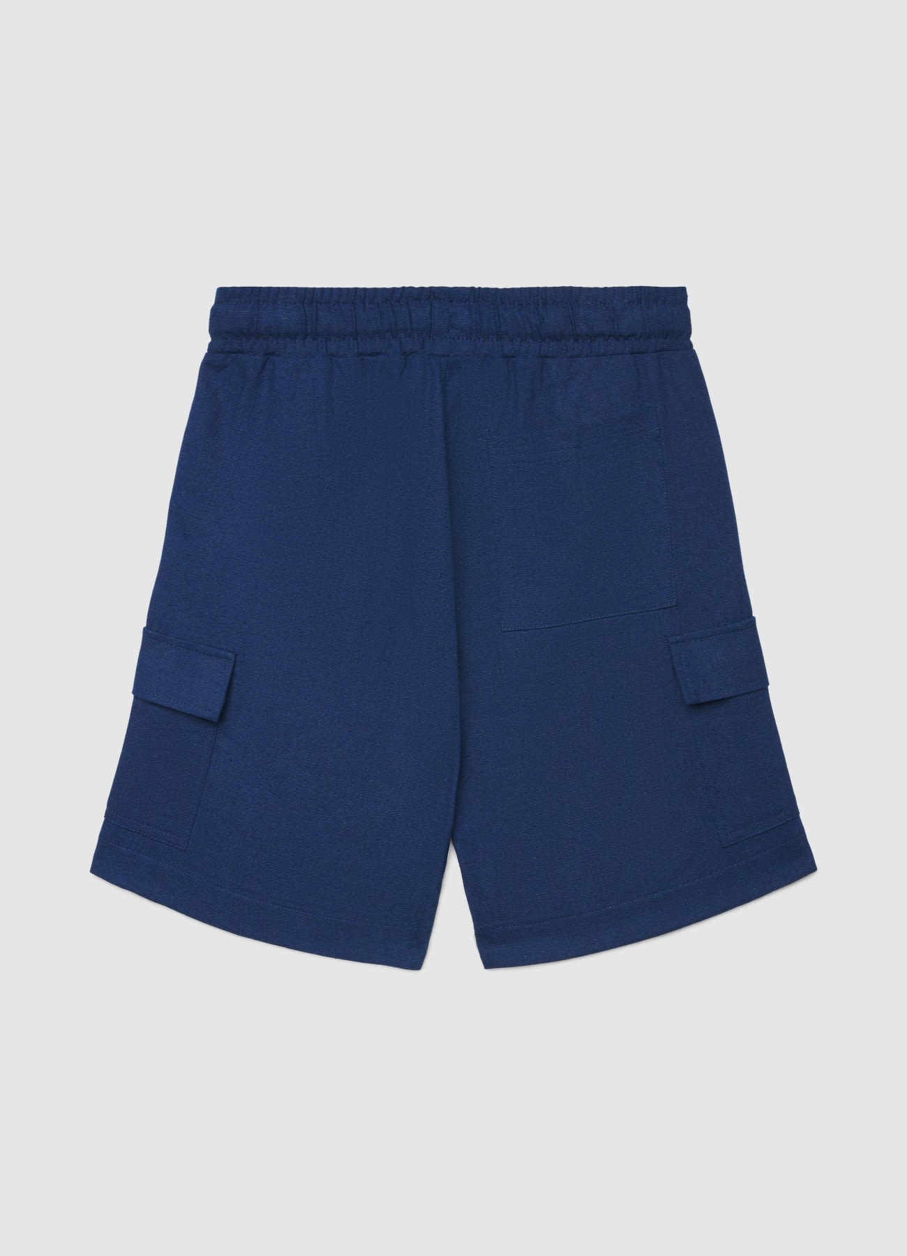 Pantaloncini cargo misto lino