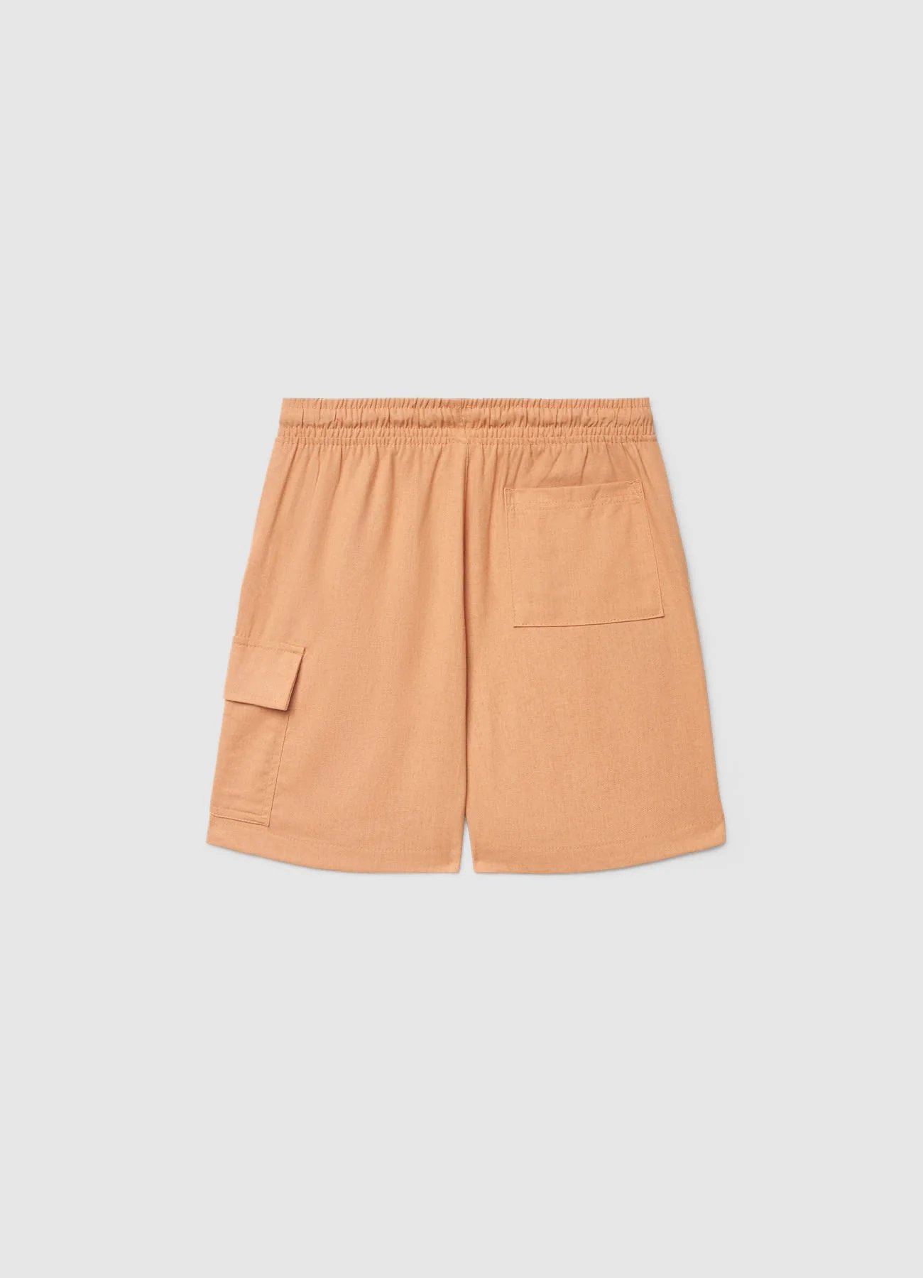 Pantaloncini cargo misto lino