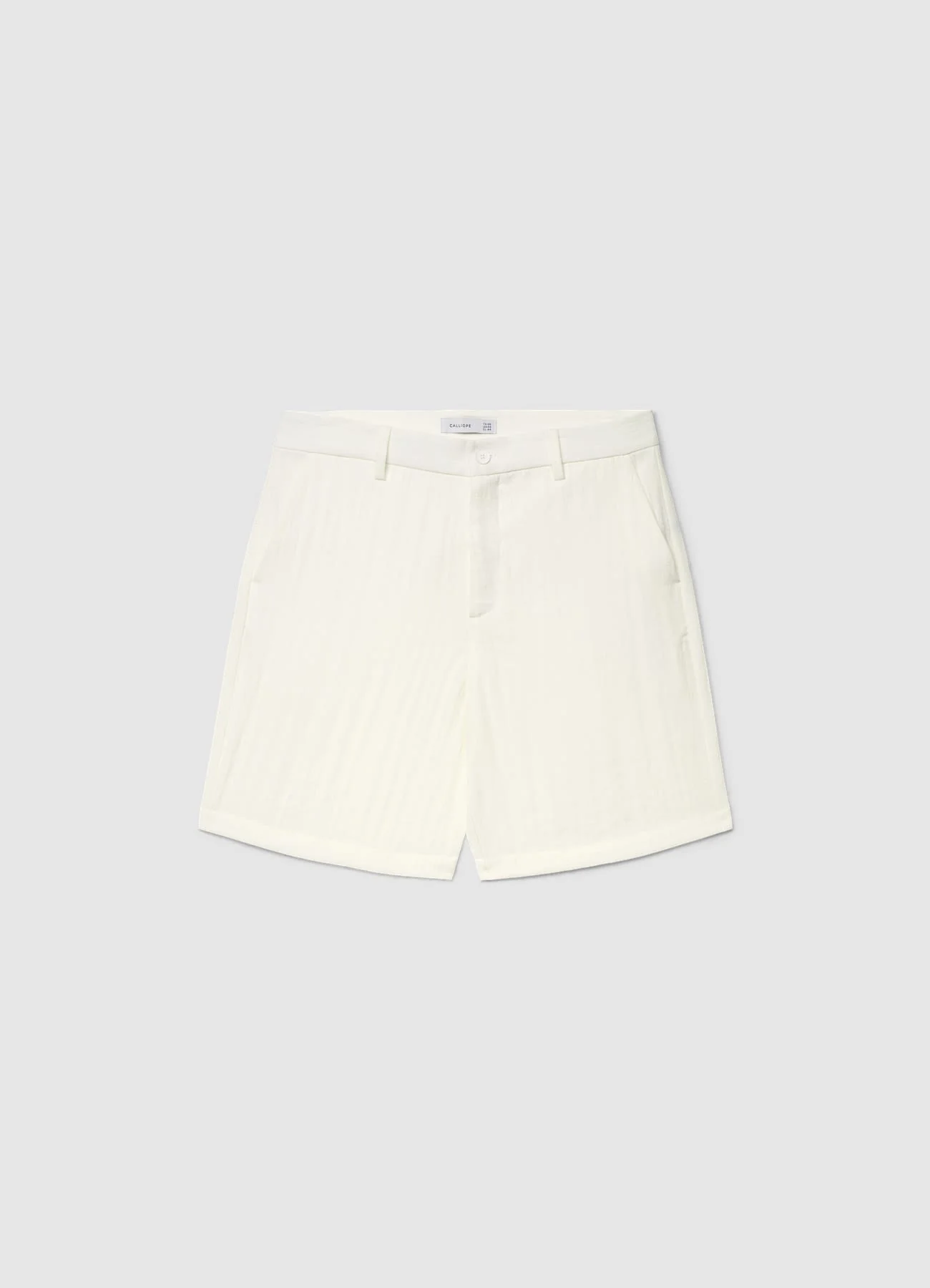 Pantaloncini chino effetto stropicciato - Image 4