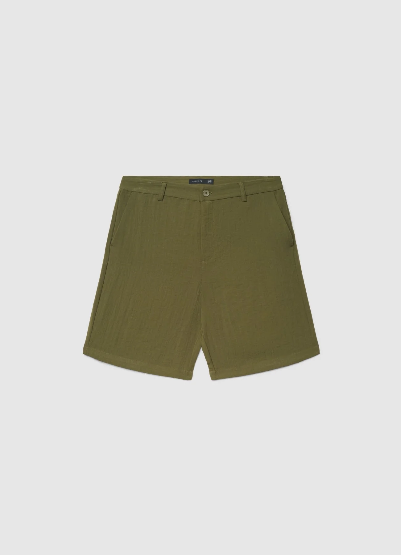 Pantaloncini chino effetto stropicciato - Image 4