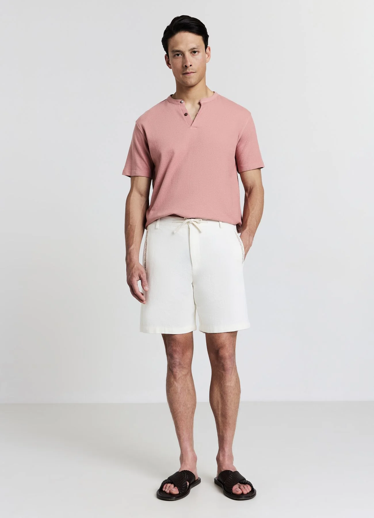 Pantaloncini chino tasche ricamo - Image 4