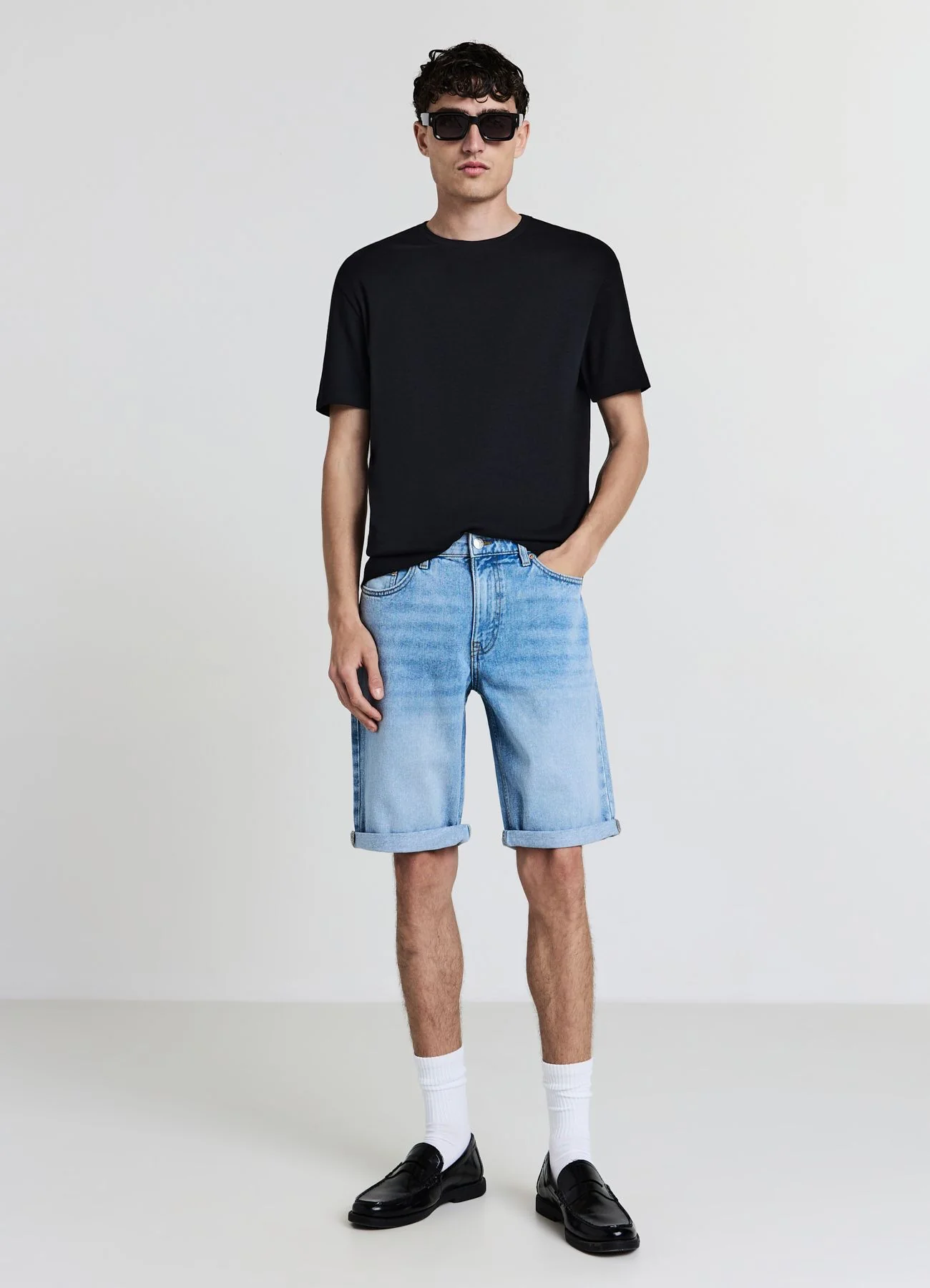 Pantaloncini denim