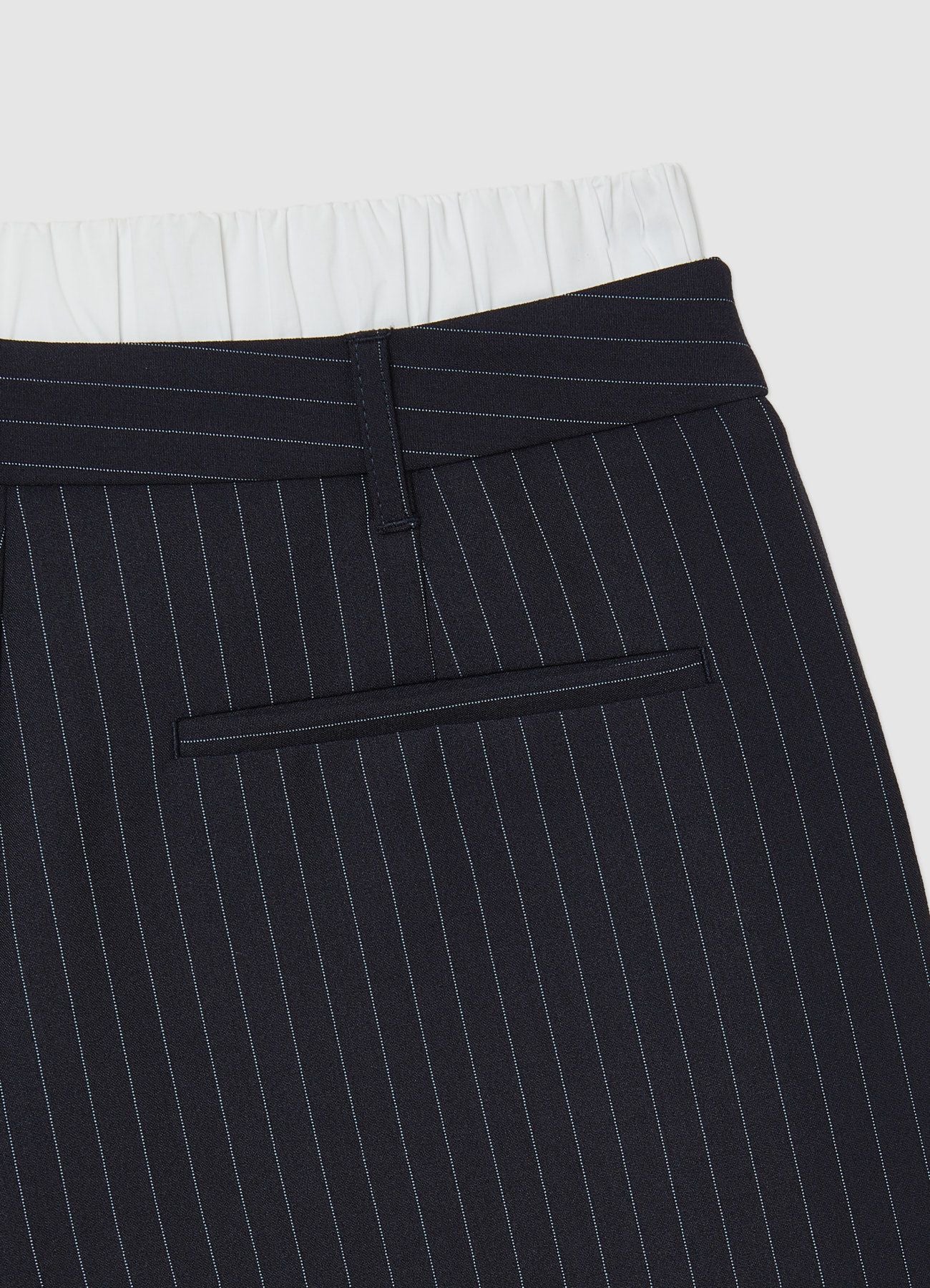 Pantaloncini gessati fascia in vita - Image 6