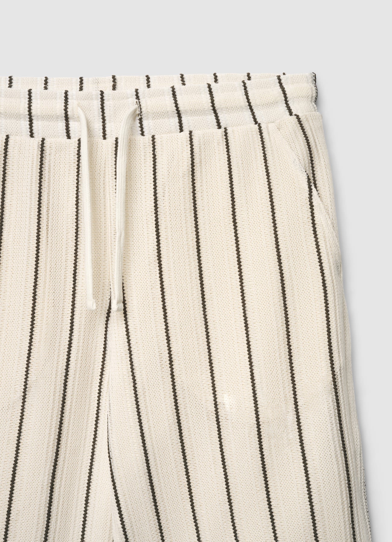 Pantaloncini ginnici a righe con coulisse - Image 6