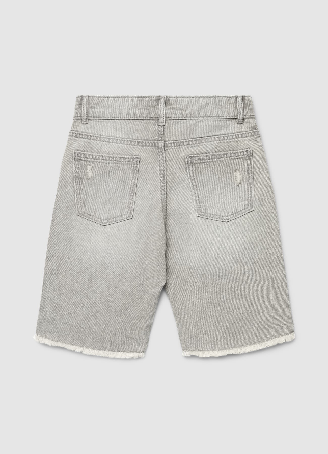 Pantaloncini in jeans con strappi