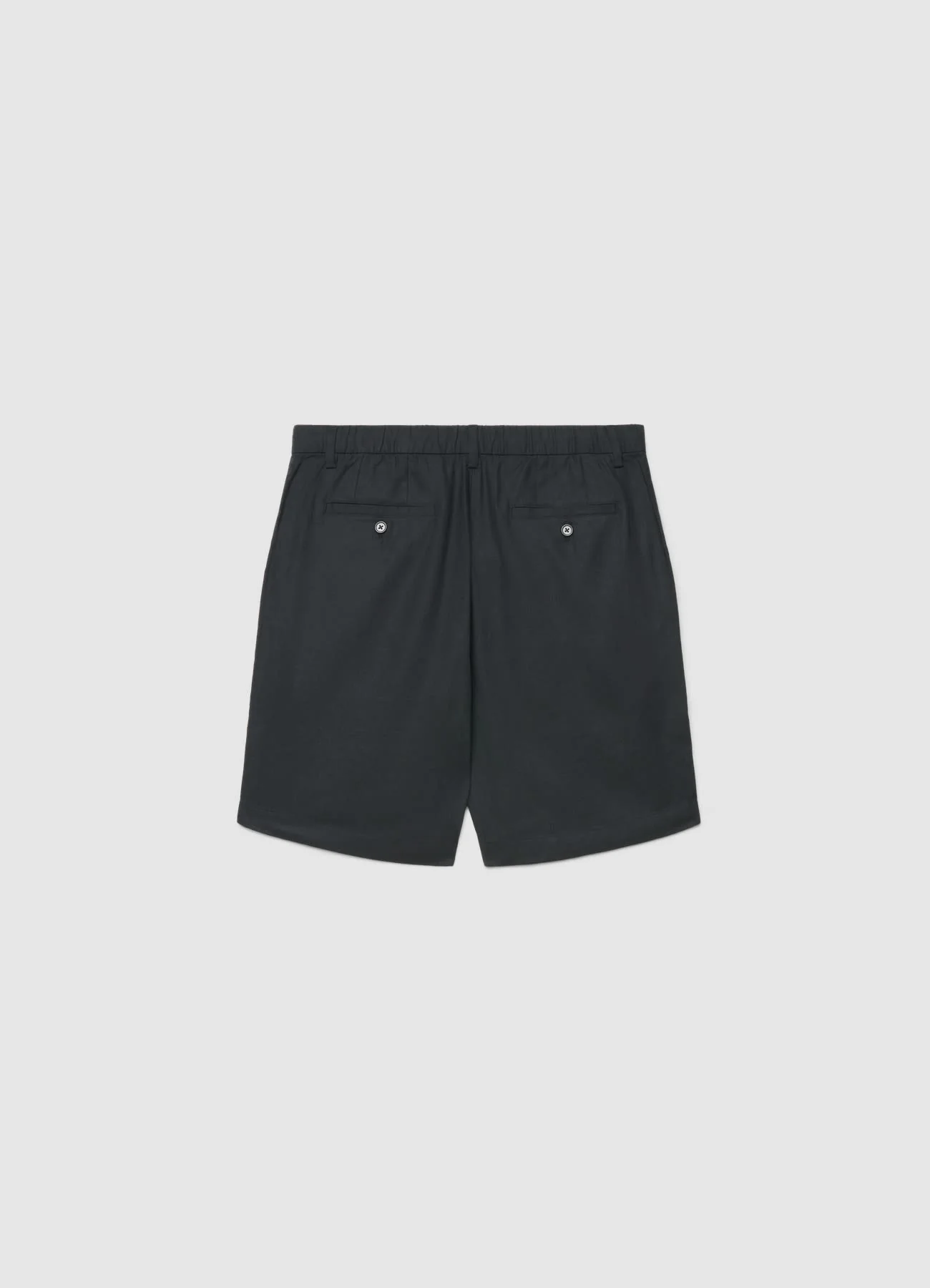 Pantaloncini jogger misto lino tinta unita - Image 6