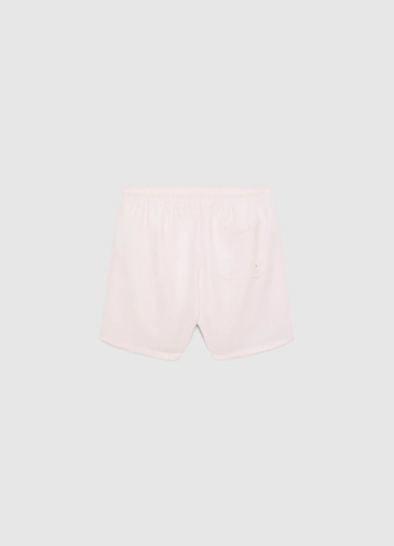 Pantaloncini mare a tinta unita con coulisse - Image 5