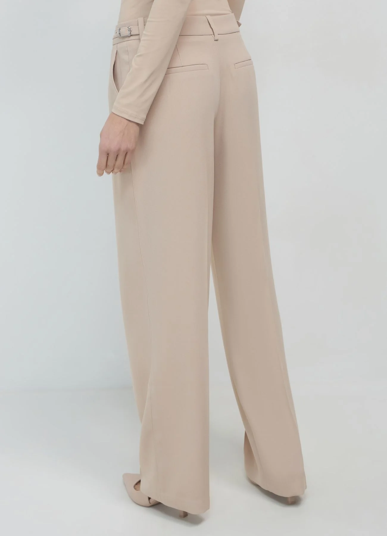 Pantalone a palazzo con fibbie - Image 2